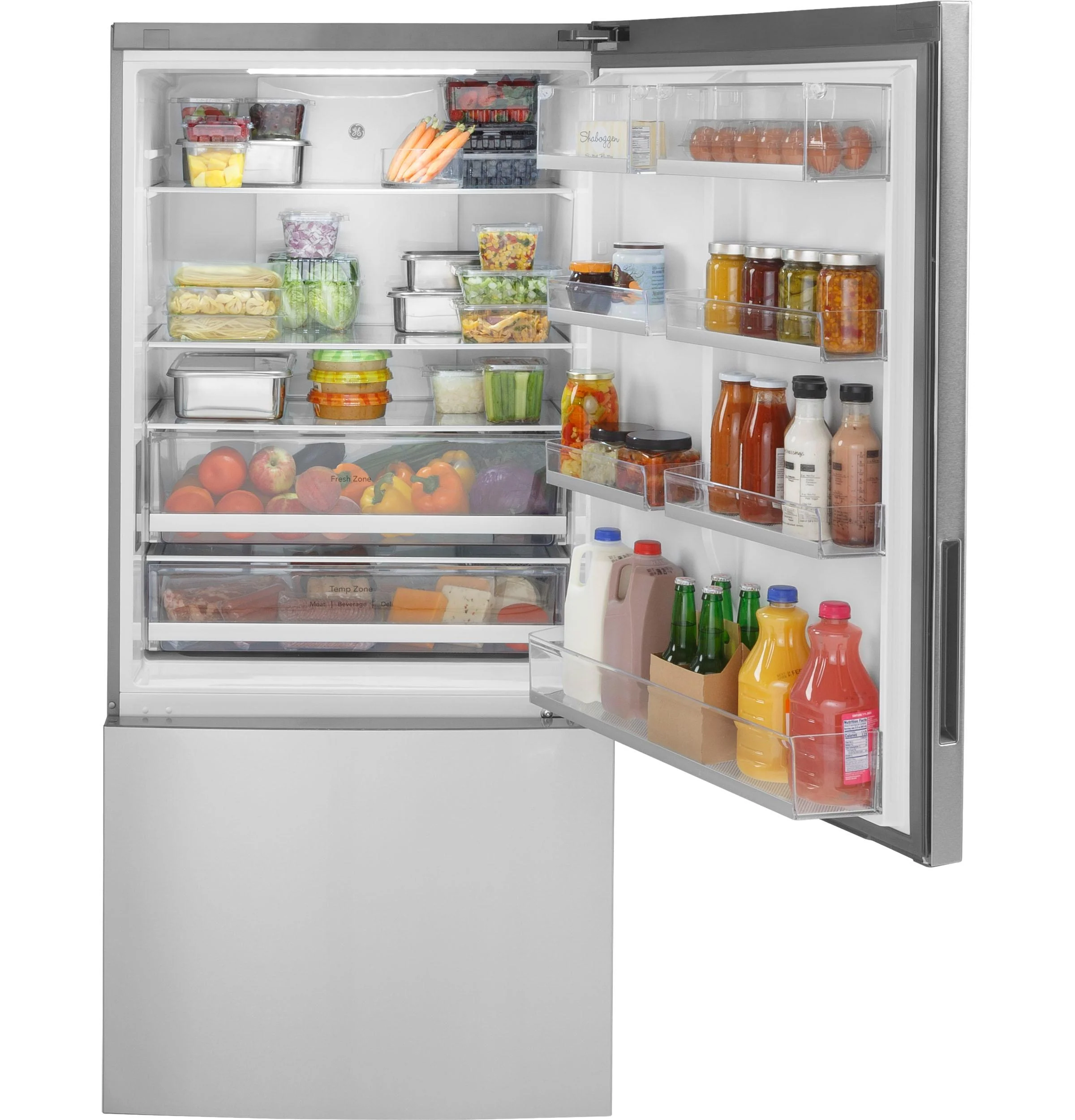 GBE17HYRFS GE® ENERGY STAR® 17.7 Cu. Ft. Counter-Depth Bottom-Freezer Refrigerator - Image 29