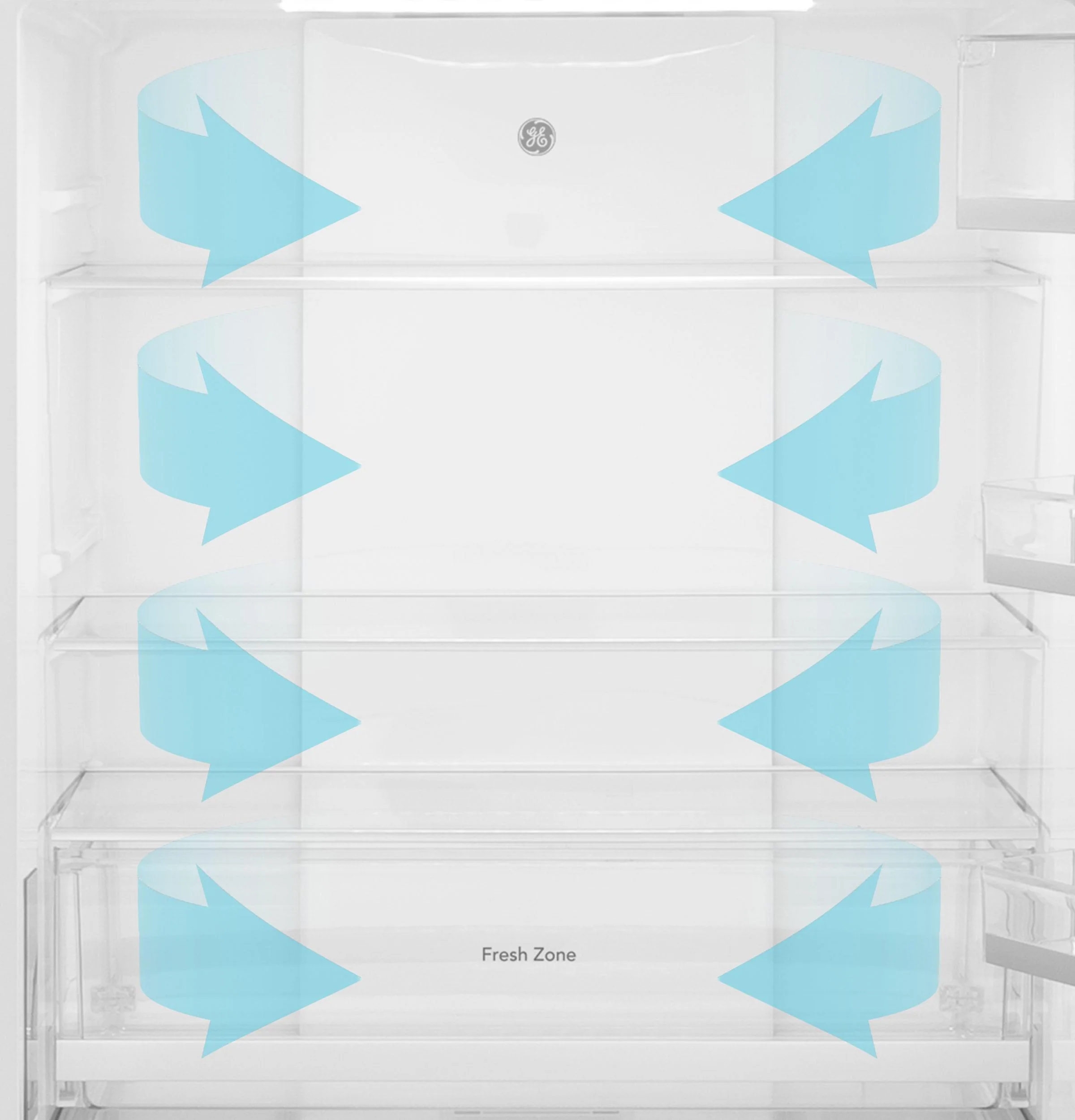 GBE17HYRFS GE® ENERGY STAR® 17.7 Cu. Ft. Counter-Depth Bottom-Freezer Refrigerator - Image 50