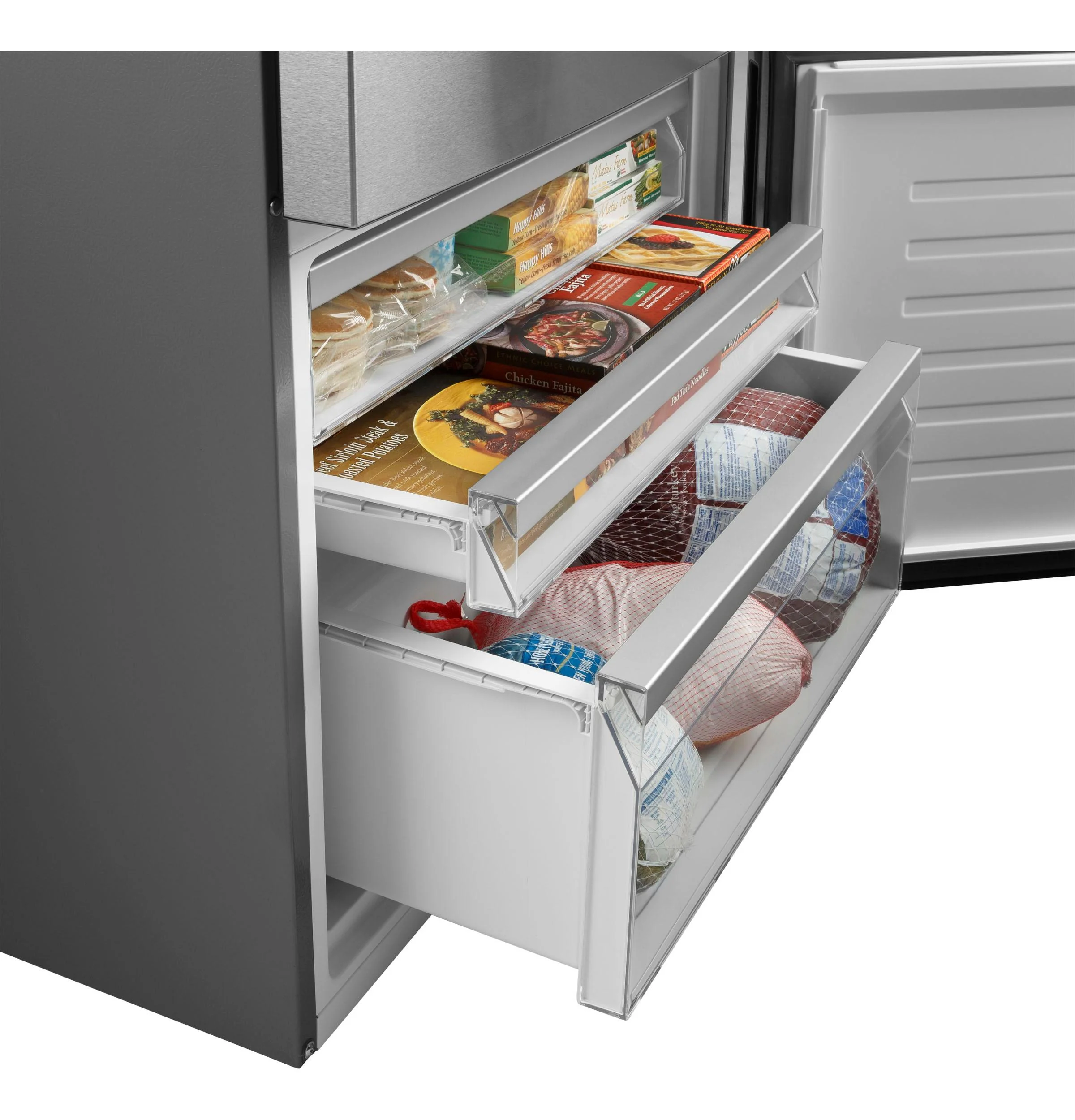 GBE17HYRFS GE® ENERGY STAR® 17.7 Cu. Ft. Counter-Depth Bottom-Freezer Refrigerator - Image 8