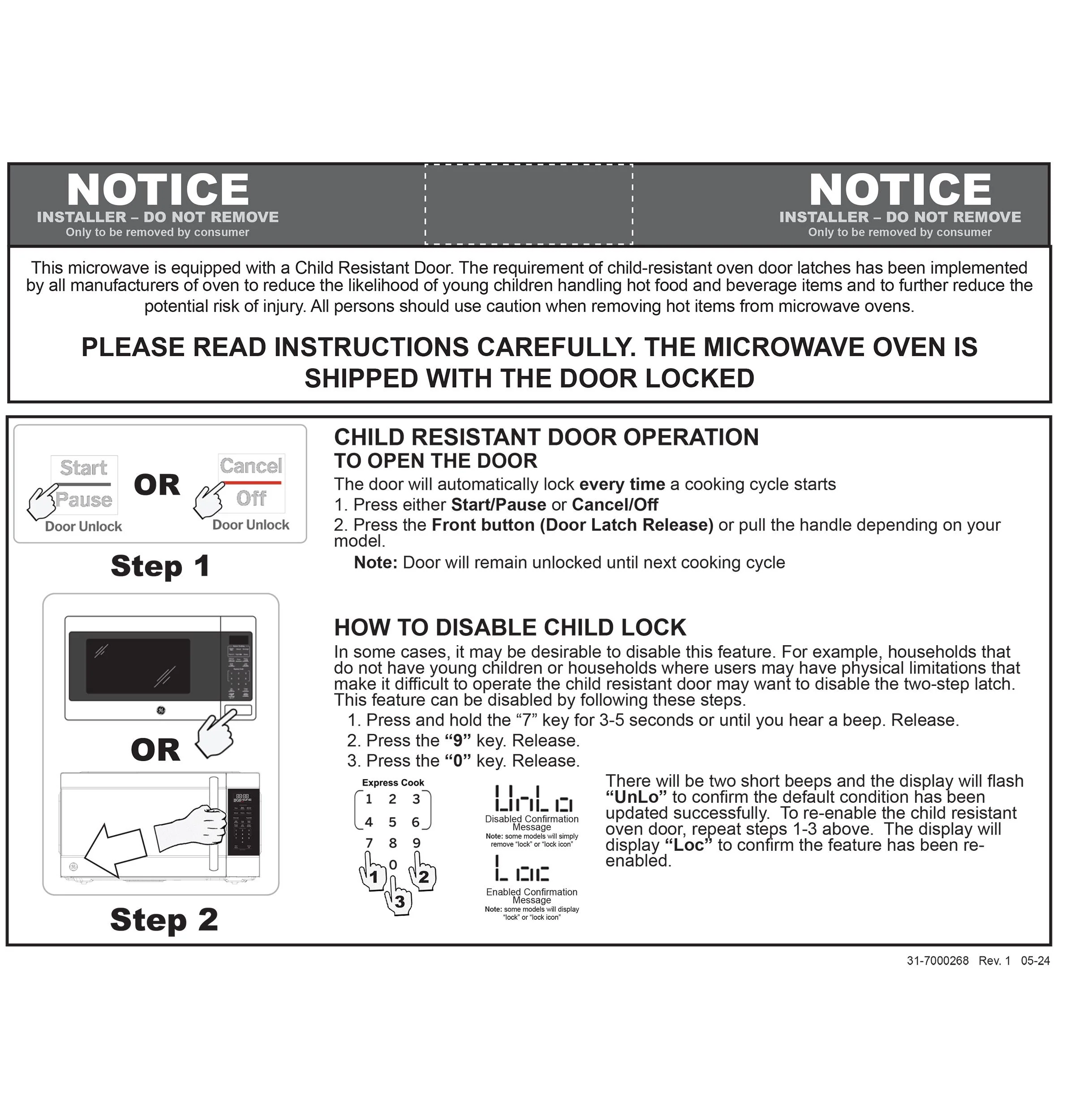 GCST11N1WSS GE® 1.1 Cu. Ft. Capacity Countertop Microwave Oven - Image 3
