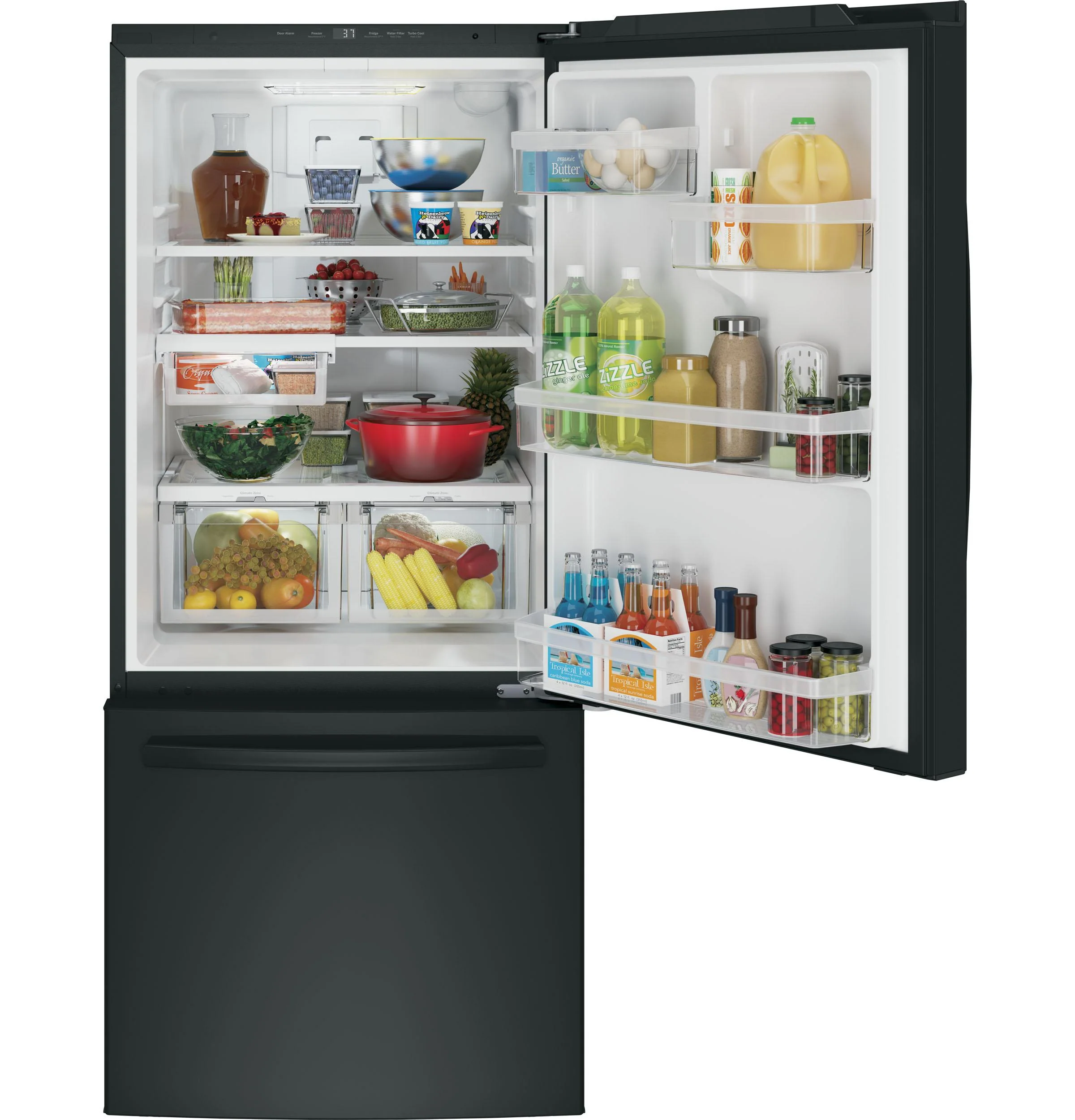 GE® ENERGY STAR® 21.0 Cu. Ft. Bottom-Freezer Refrigerator - Image 2