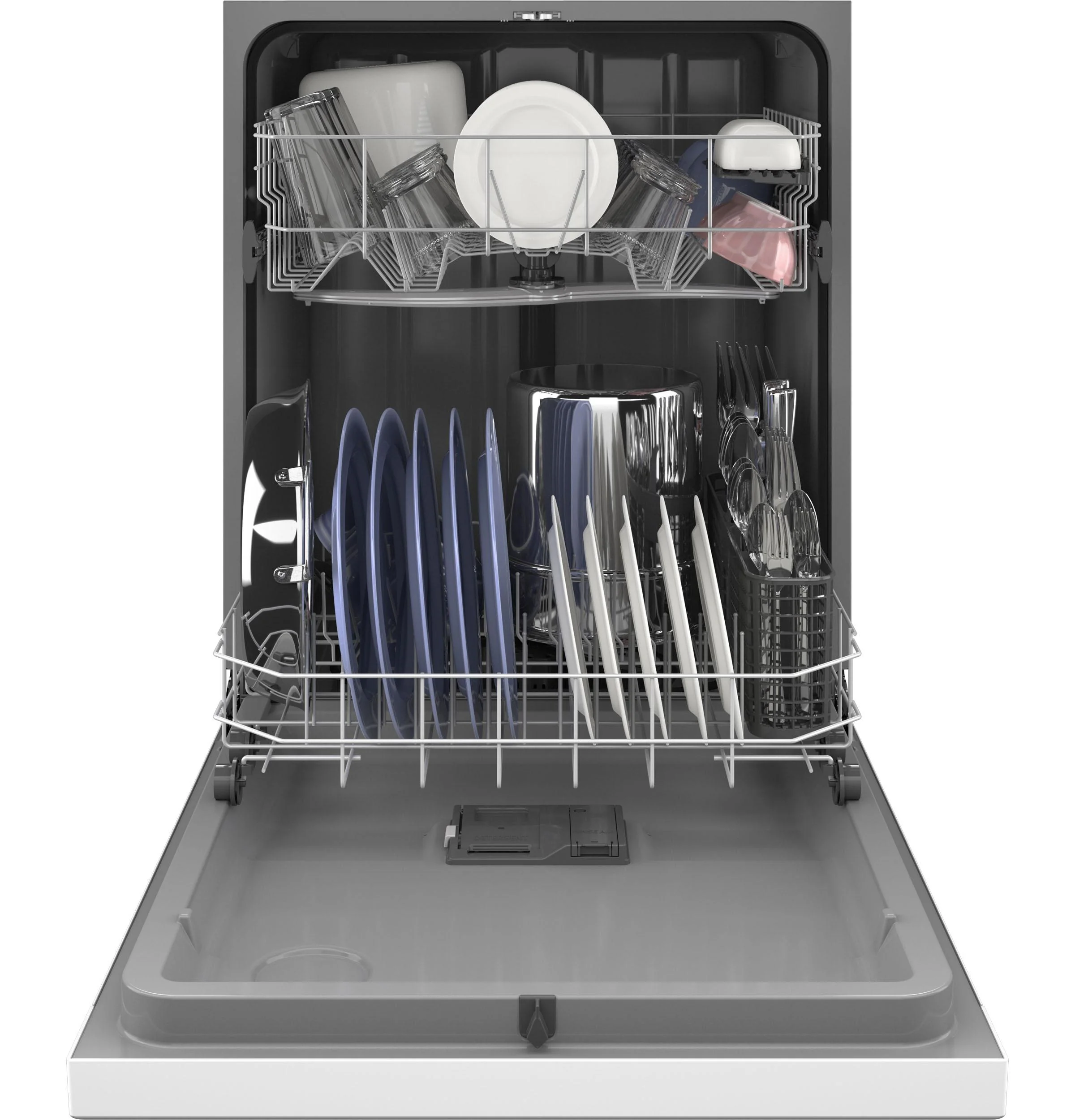 GDF535PGRWW GE® ENERGY STAR® Dishwasher with Front Controls - Image 3