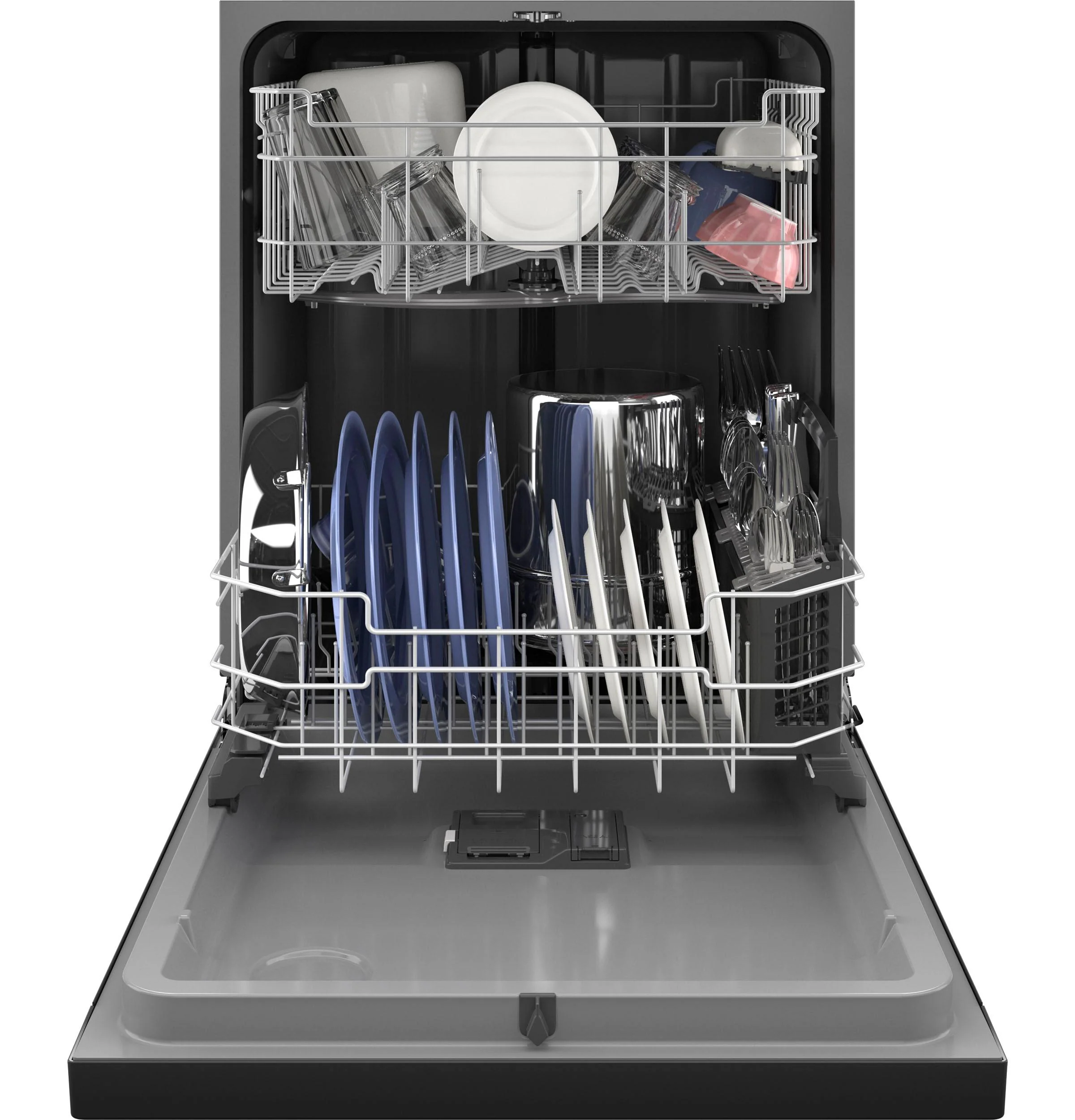 GDF550PGRBB GE® ENERGY STAR® Front Control with Plastic Interior Dishwasher with Sanitize Cycle & Dry Boost - Image 4
