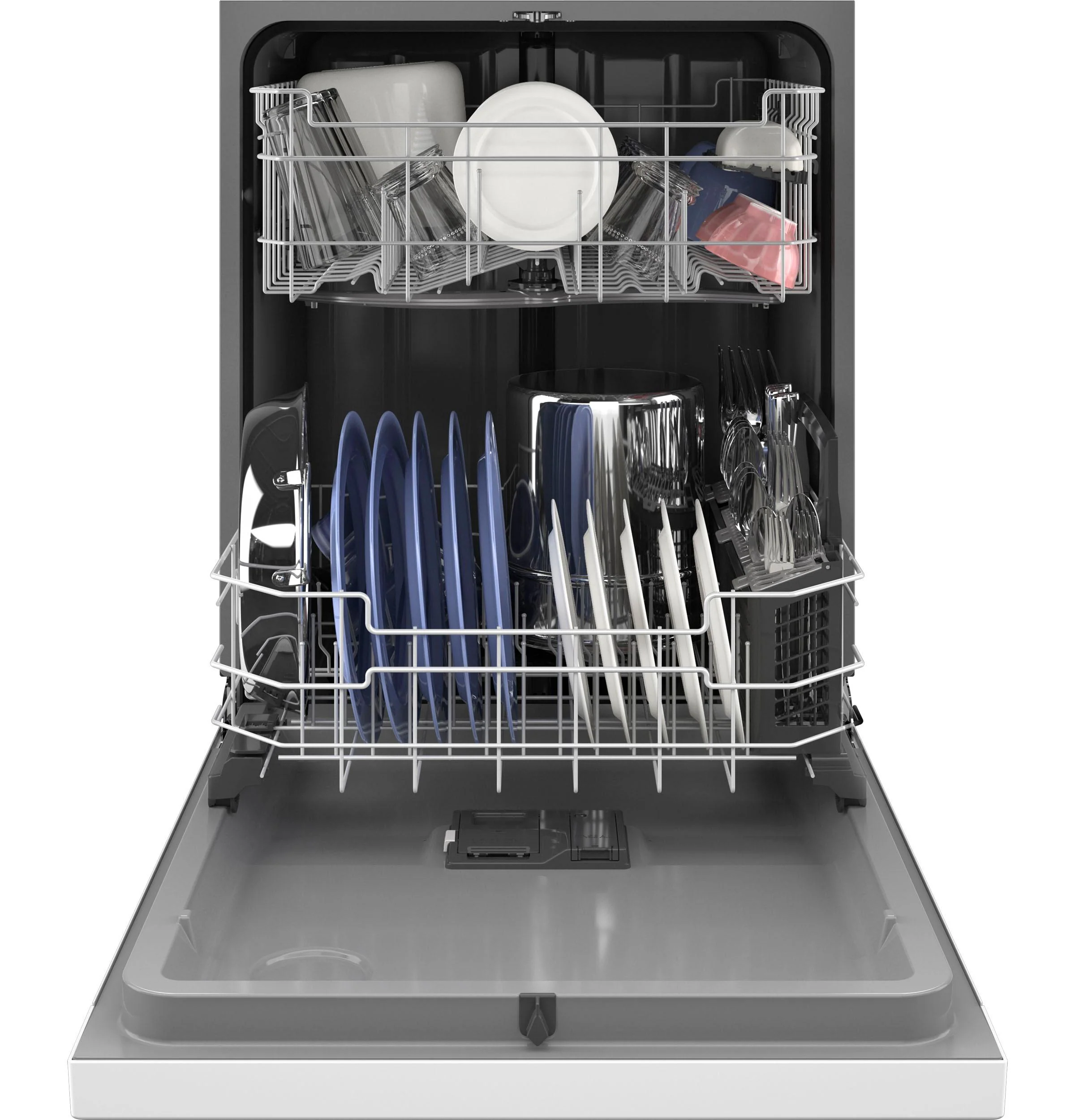 GDF550PGRWW GE® ENERGY STAR® Front Control with Plastic Interior Dishwasher with Sanitize Cycle & Dry Boost - Image 4
