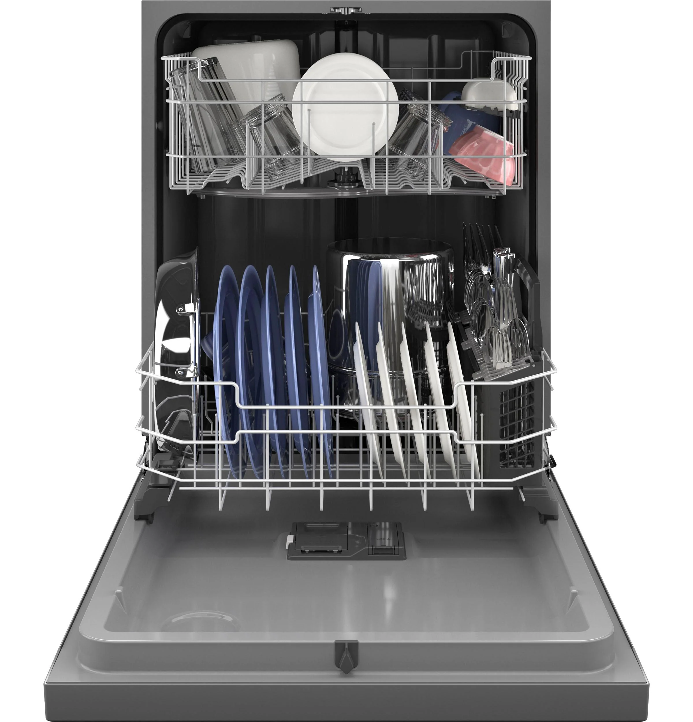 GDF550PSRSS GE ENERGY STAR Front Control with Plastic Interior Dishwasher with Sanitize Cycle & Dry Boost - Image 4