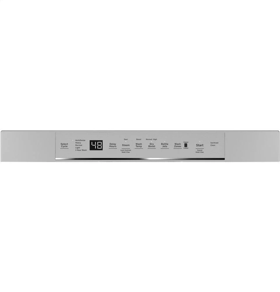 GE® Front Control with Stainless Steel Interior Dishwasher with Sanitize Cycle & Dry Boost - Image 3