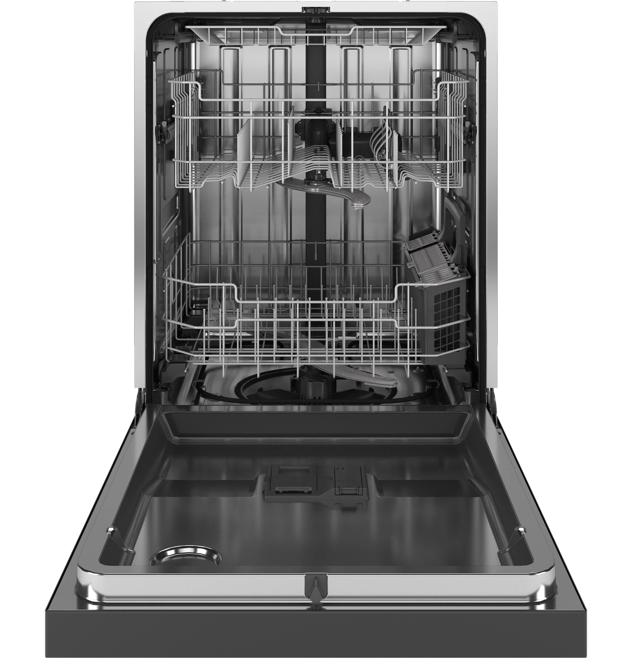 GDF650SMVES GE® ENERGY STAR® Front Control with Stainless Steel Interior Dishwasher with Sanitize Cycle - Image 2