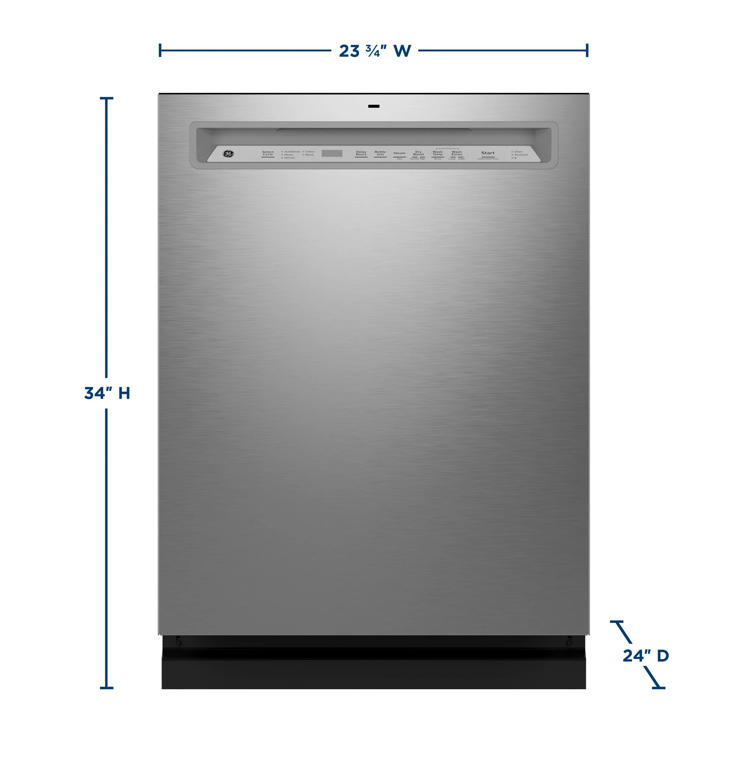 GDF650SYVFS GE® ENERGY STAR® Front Control with Stainless Steel Interior Dishwasher with Sanitize Cycle - Image 19