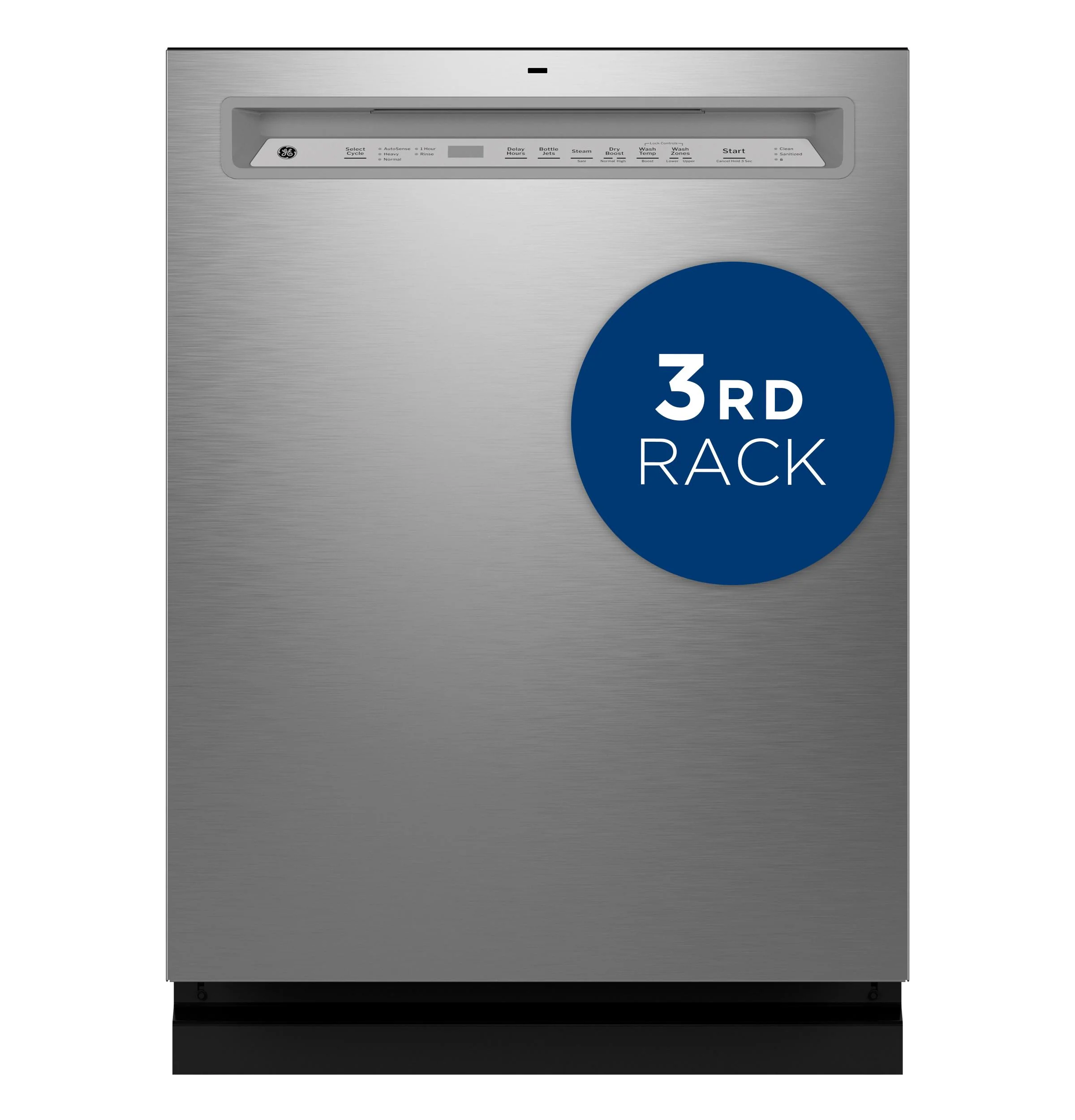 GDF650SYVFS GE® ENERGY STAR® Front Control with Stainless Steel Interior Dishwasher with Sanitize Cycle - Image 2