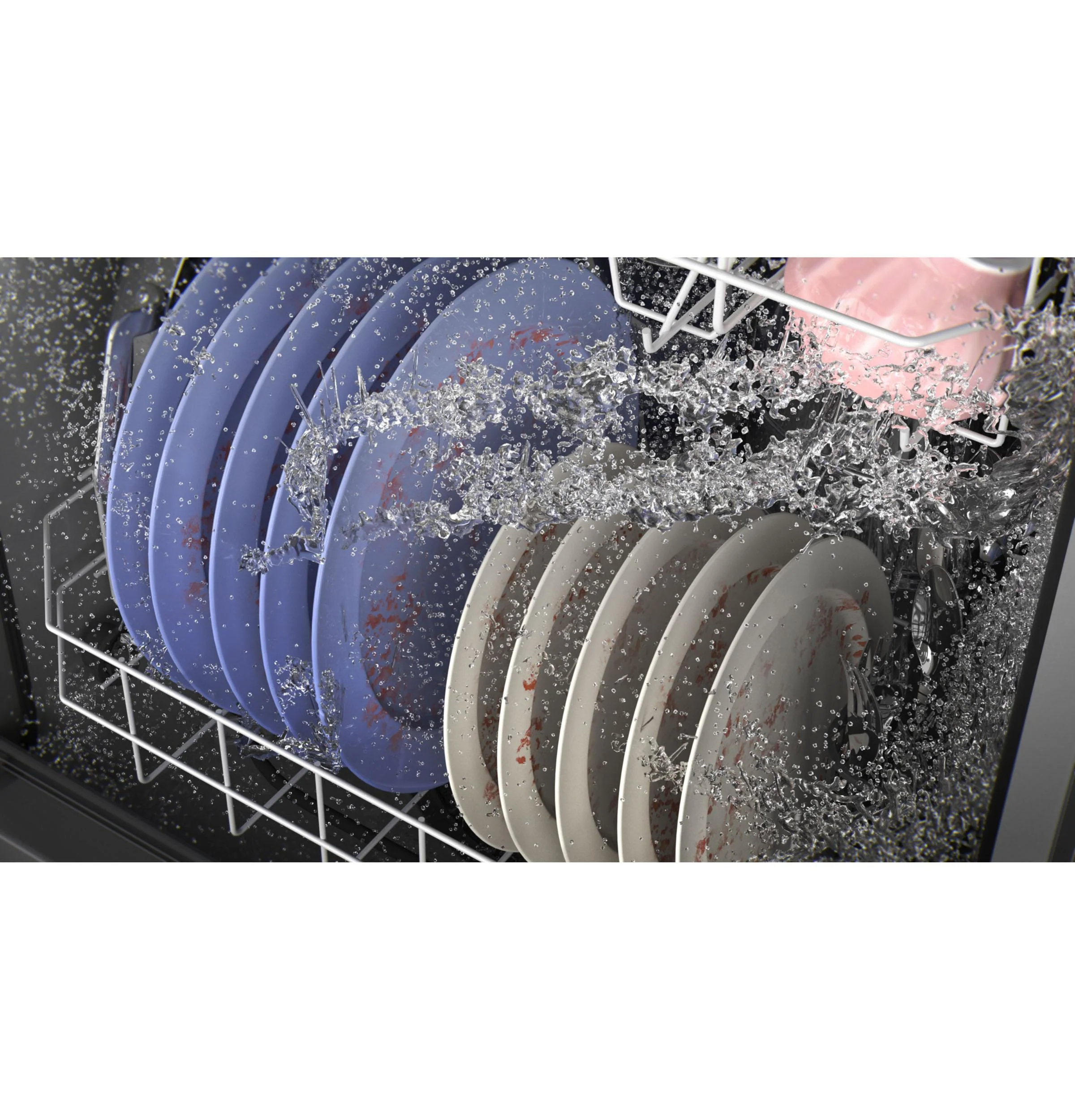 GDP630PGRWW GE® ENERGY STAR® Top Control with Plastic Interior Dishwasher with Sanitize Cycle & Dry Boost - Image 7