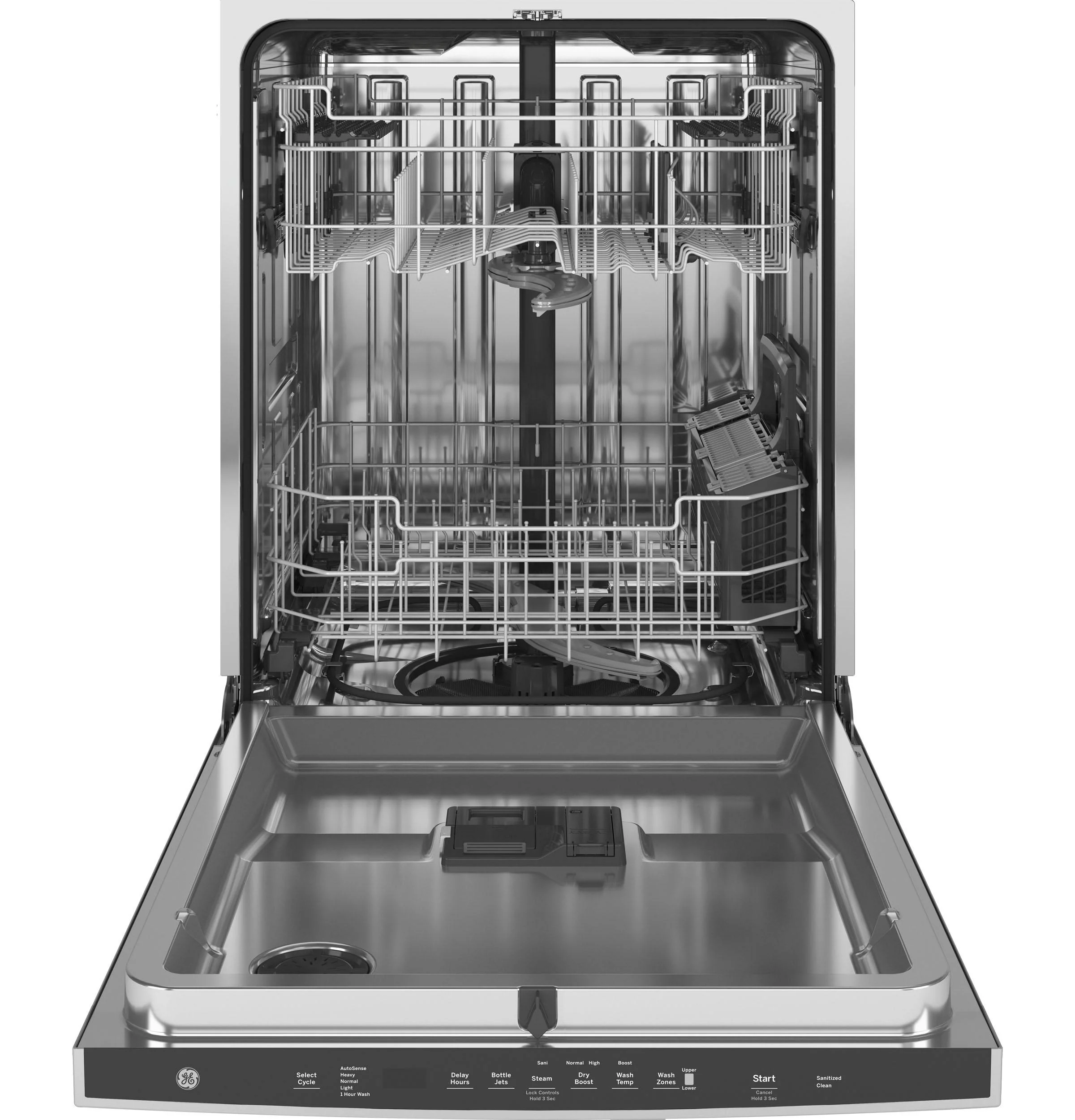 GE® Fingerprint Resistant Top Control with Stainless Steel Interior Dishwasher with Sanitize Cycle & Dry Boost - Image 5