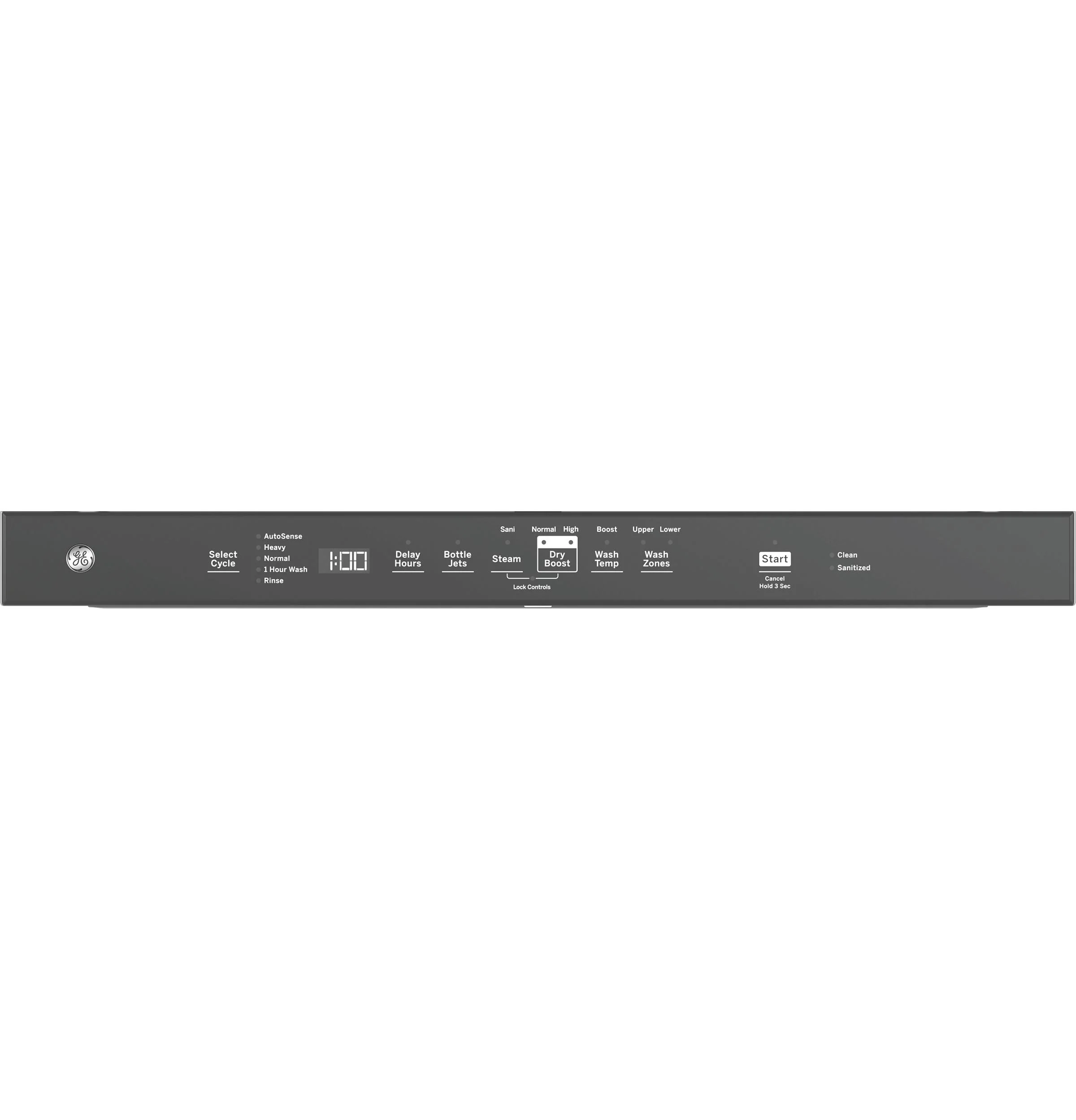 GDP670SGVWW GE® ENERGY STAR® Top Control with Stainless Steel Interior Dishwasher with Sanitize Cycle - Image 4