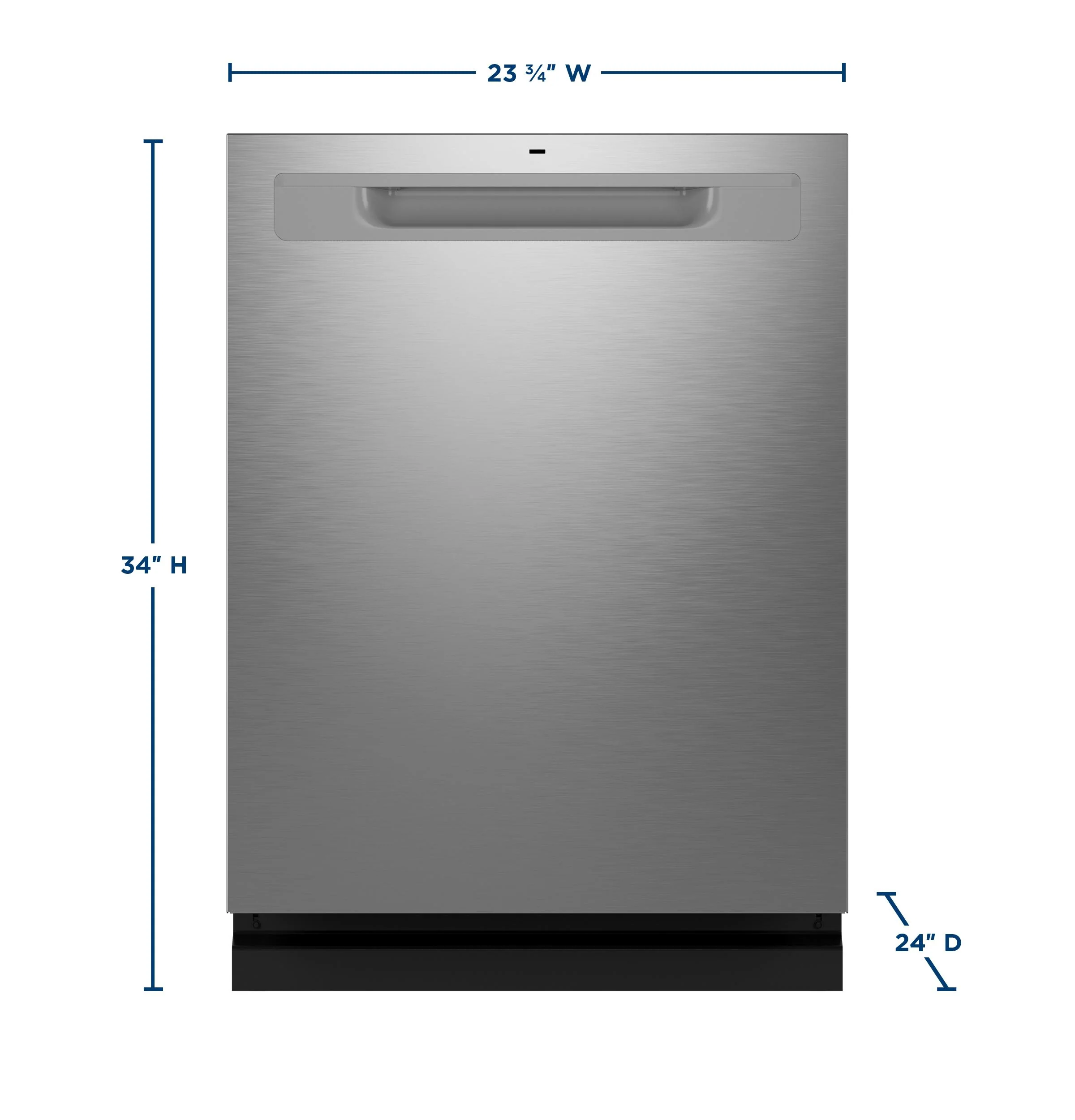 GDP670SYVFS GE® ENERGY STAR® Fingerprint Resistant Top Control with Stainless Steel Interior Dishwasher with Sanitize Cycle - Image 26