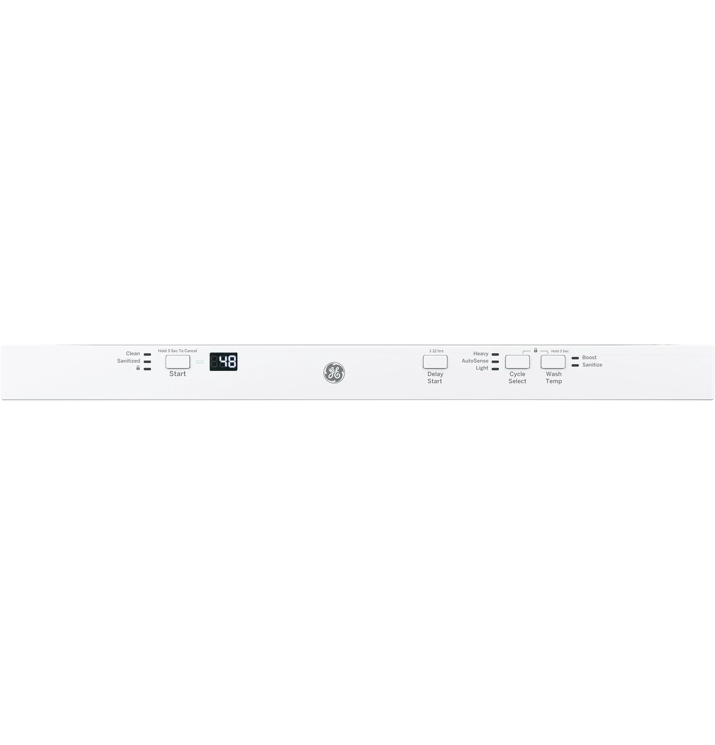 GDT225SGLWW GE® ENERGY STAR® ADA Compliant Stainless Steel Interior Dishwasher with Sanitize Cycle - Image 3