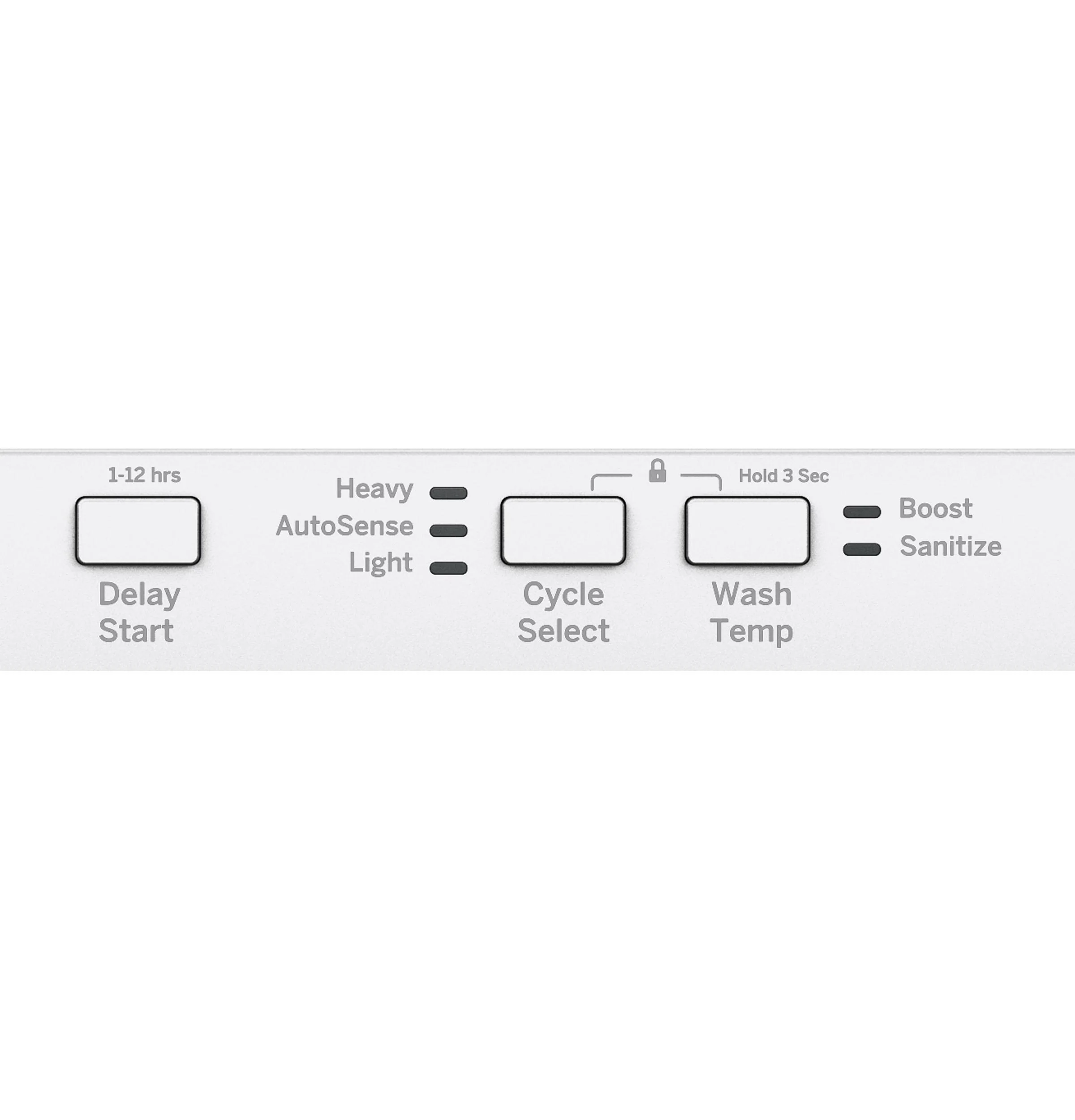 GDT226SGLWW GE® ENERGY STAR® ADA Compliant Stainless Steel Interior Dishwasher with Sanitize Cycle - Image 4