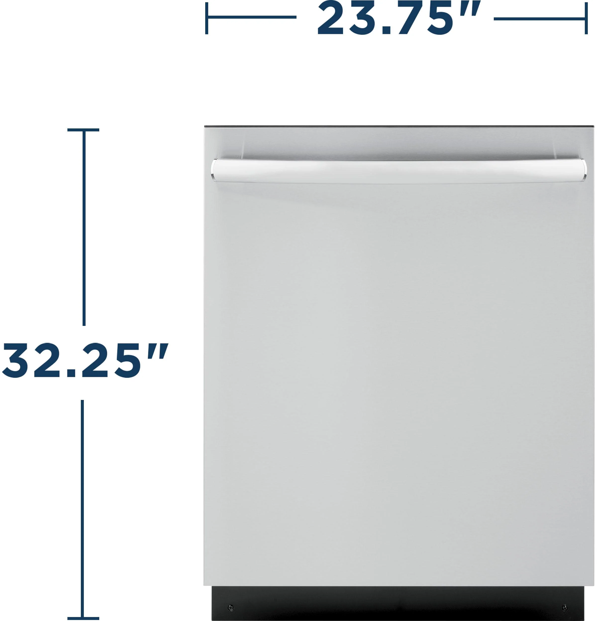 GDT226SSLSS GE® ENERGY STAR® ADA Compliant Stainless Steel Interior Dishwasher with Sanitize Cycle - Image 5