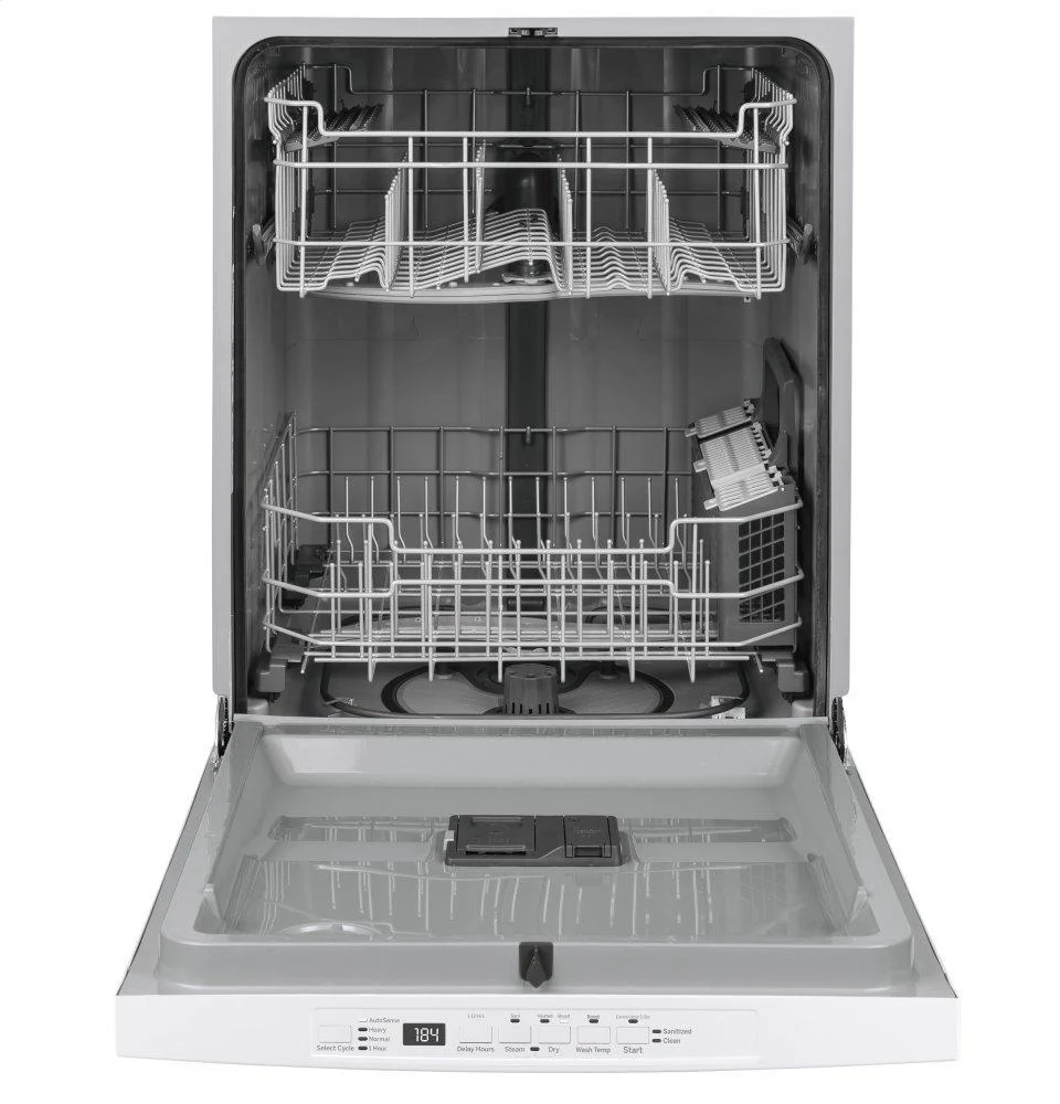 GDT530PGPWW GE® ENERGY STAR® Top Control with Plastic Interior Dishwasher with Sanitize Cycle & Dry Boost - Image 3
