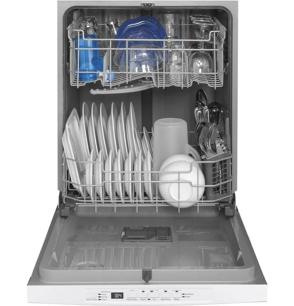 GDT530PGPWW GE® ENERGY STAR® Top Control with Plastic Interior Dishwasher with Sanitize Cycle & Dry Boost - Image 4