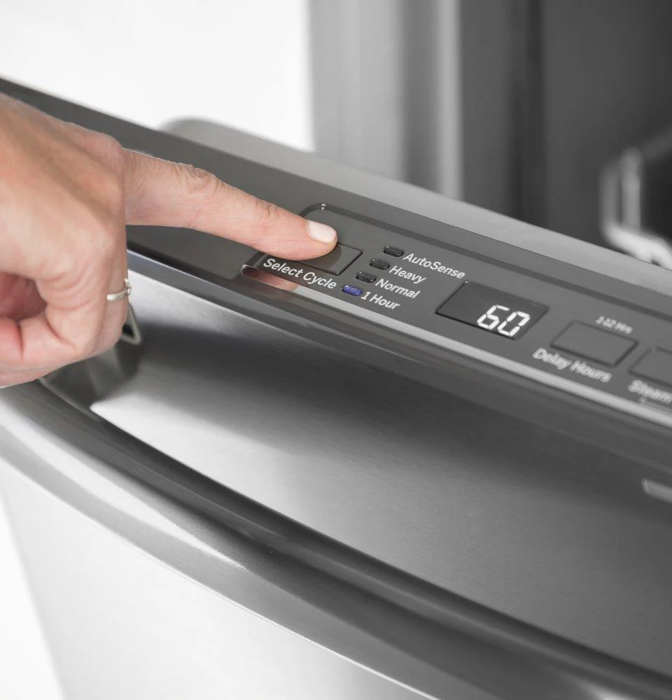 GDT530PGPWW GE® ENERGY STAR® Top Control with Plastic Interior Dishwasher with Sanitize Cycle & Dry Boost - Image 9