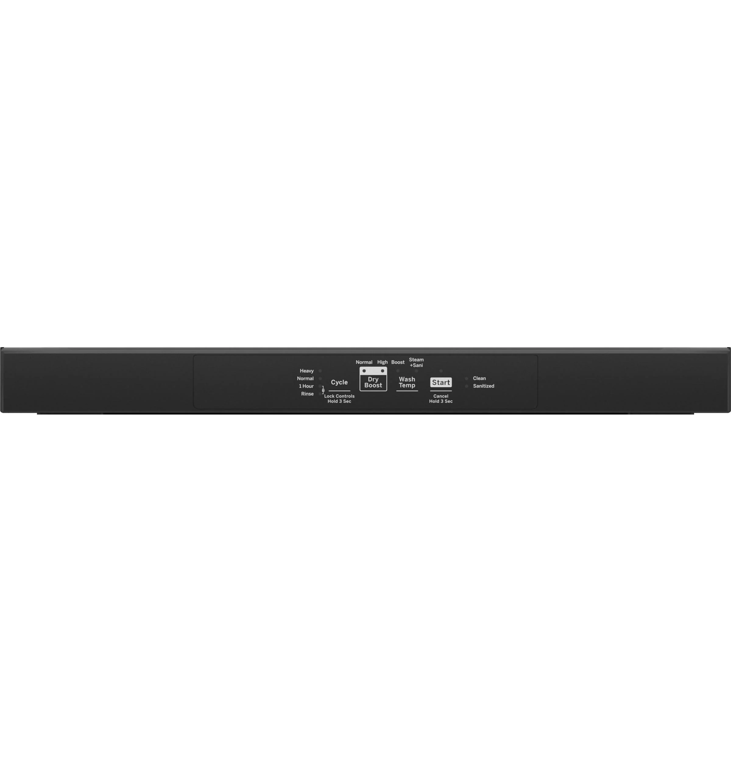 GDT535PGRBB GE® ENERGY STAR® Top Control with Plastic Interior Dishwasher with Sanitize Cycle & Dry Boost - Image 4