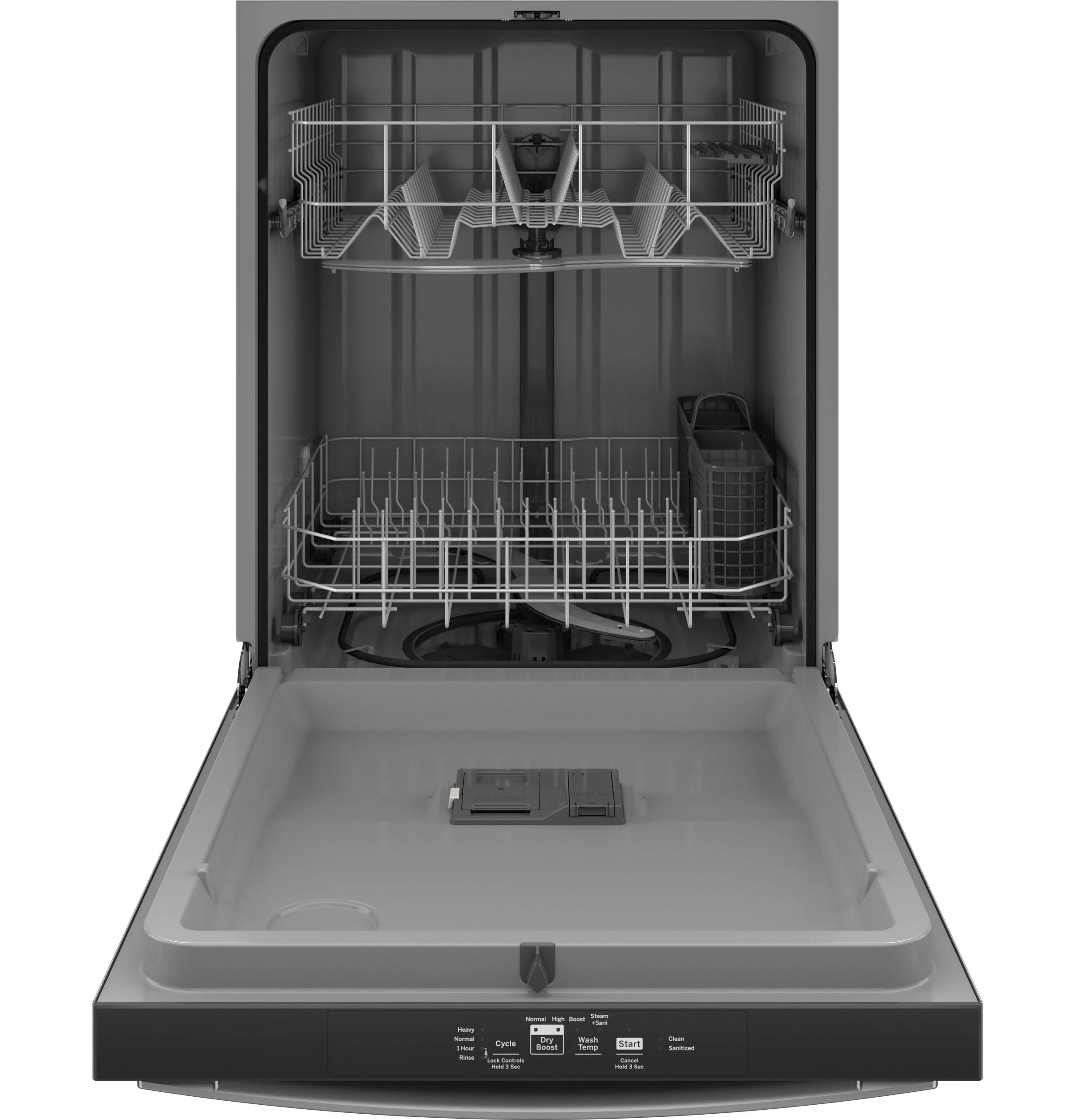 GDT535PYVFS GE® ENERGY STAR® Top Control with Plastic Interior Dishwasher with Sanitize Cycle & Dry Boost - Image 2
