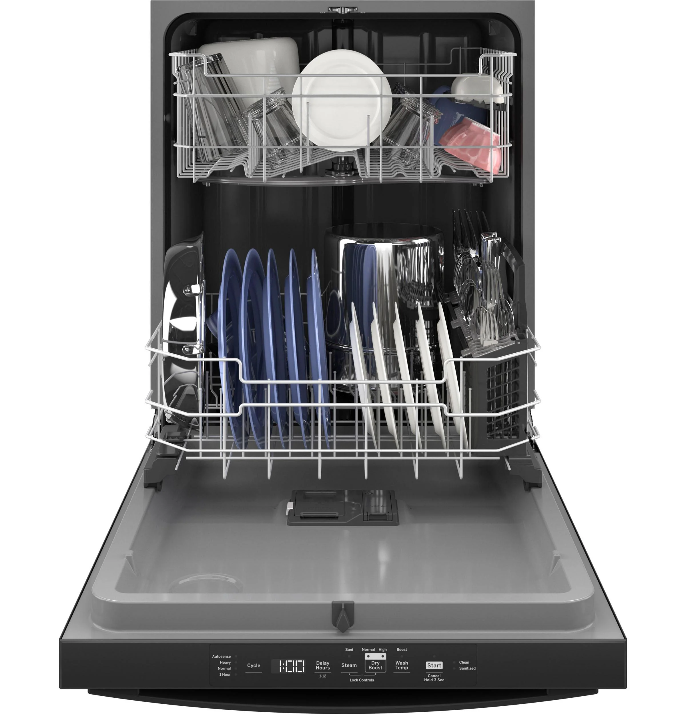 GDT550PGRBB GE® ENERGY STAR® Top Control with Plastic Interior Dishwasher with Sanitize Cycle & Dry Boost - Image 4