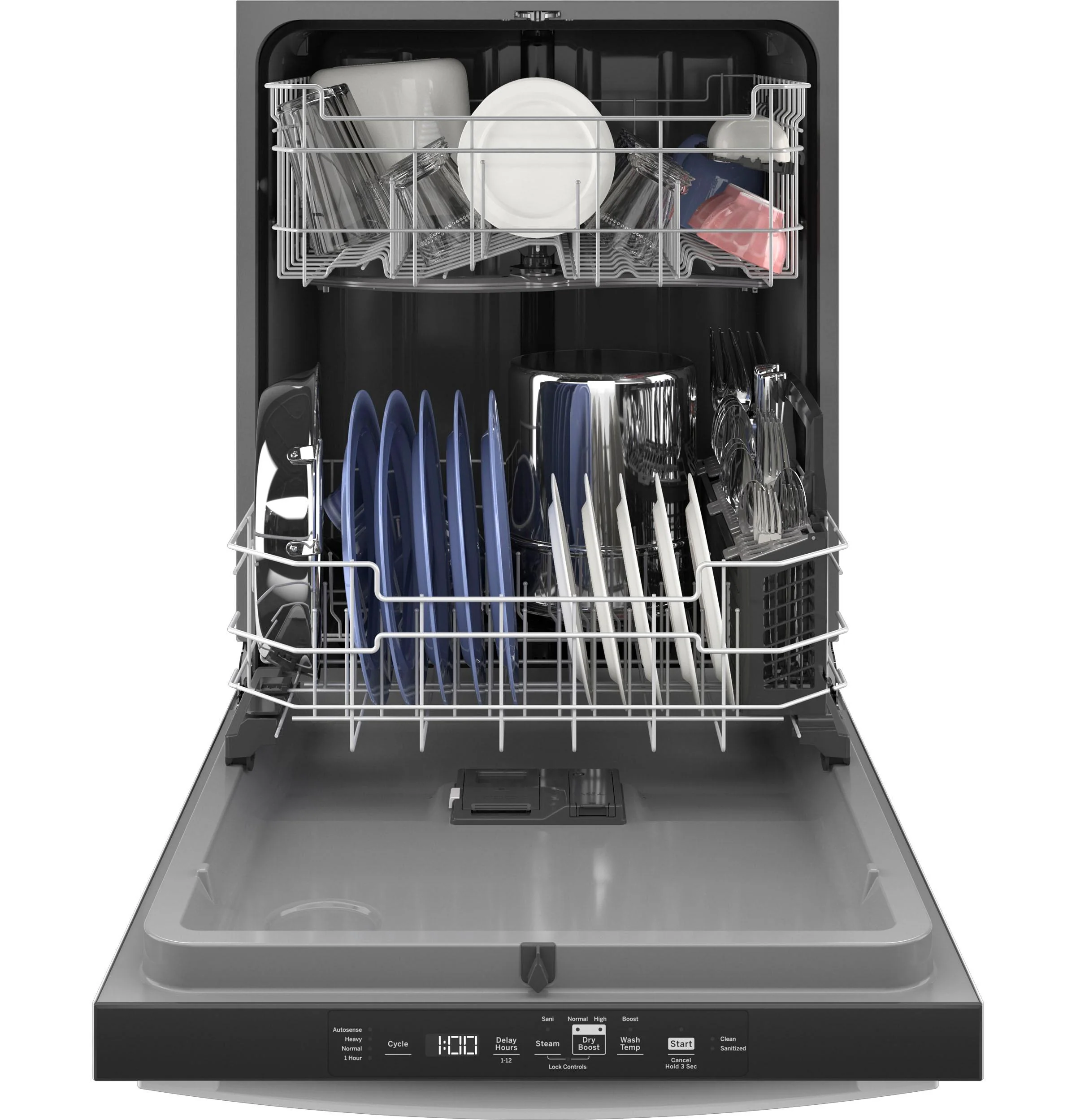 GDT550PGRWW GE® ENERGY STAR® Top Control with Plastic Interior Dishwasher with Sanitize Cycle & Dry Boost - Image 4