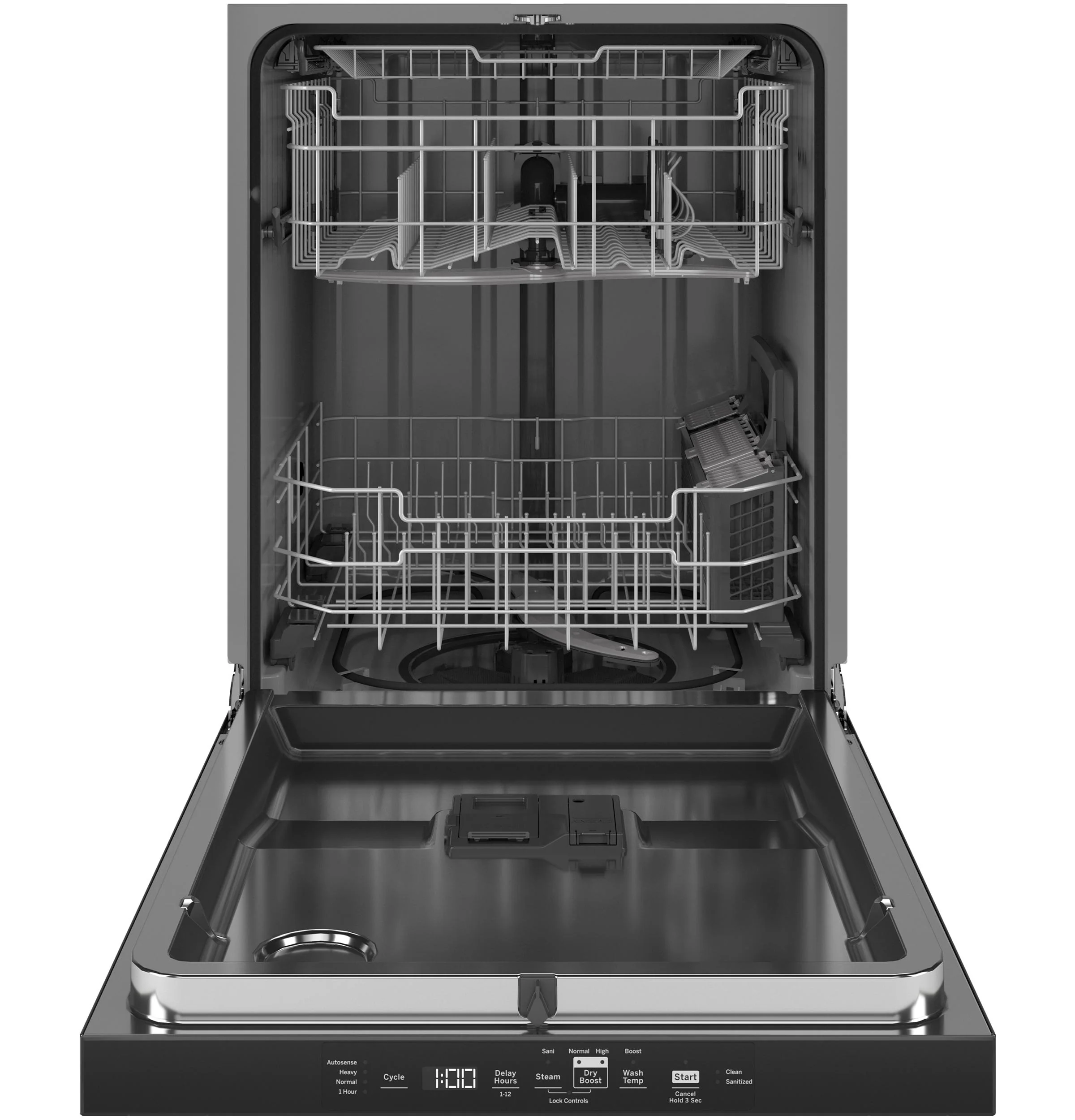 GDT595HYYFS GE® ENERGY STAR® Top Control Hybrid Tub Dishwasher with Third Rack, Bottle Jets, Dry Boost & 50 dBA - Image 3