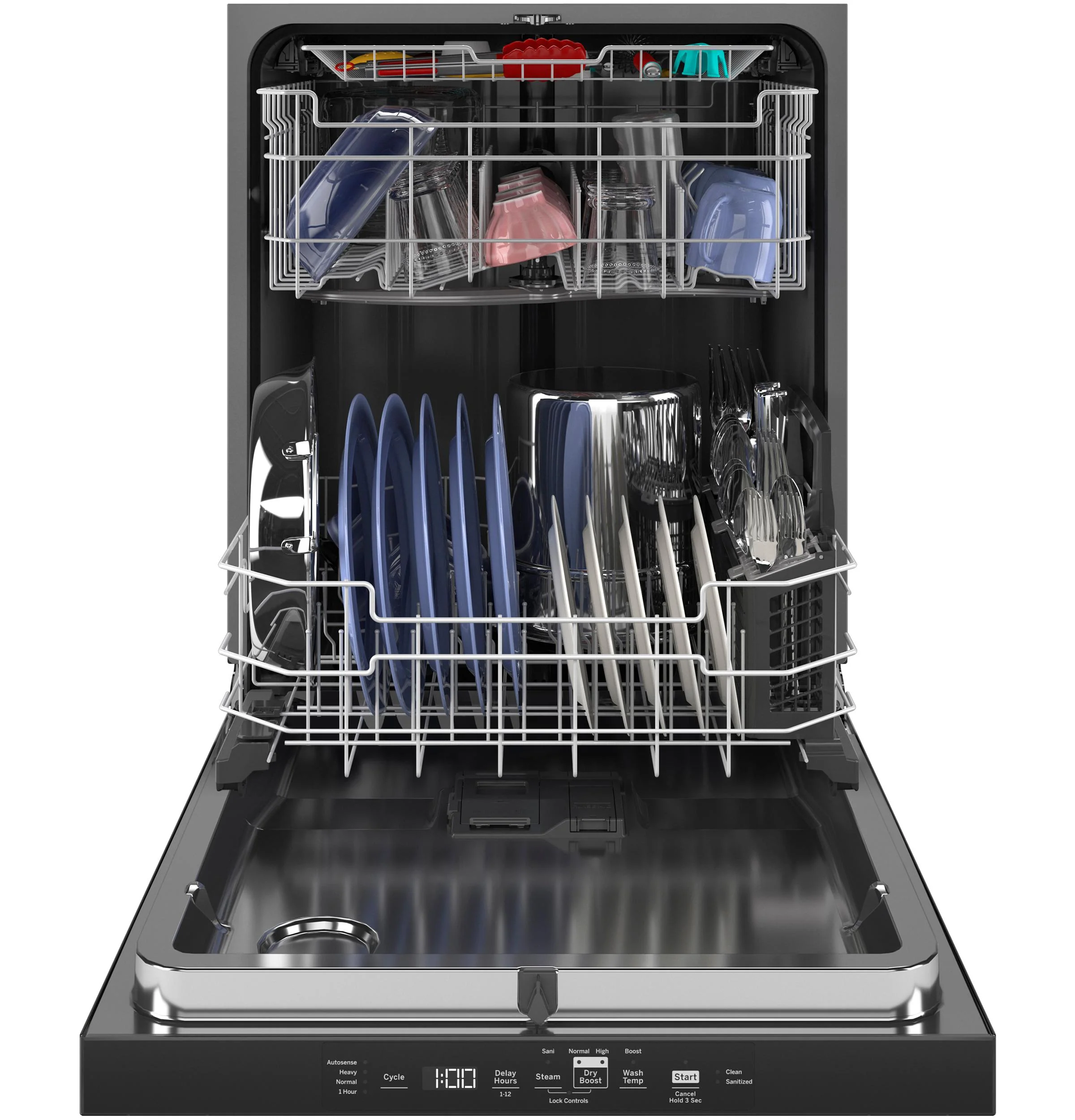 GDT595HYYFS GE® ENERGY STAR® Top Control Hybrid Tub Dishwasher with Third Rack, Bottle Jets, Dry Boost & 50 dBA - Image 4