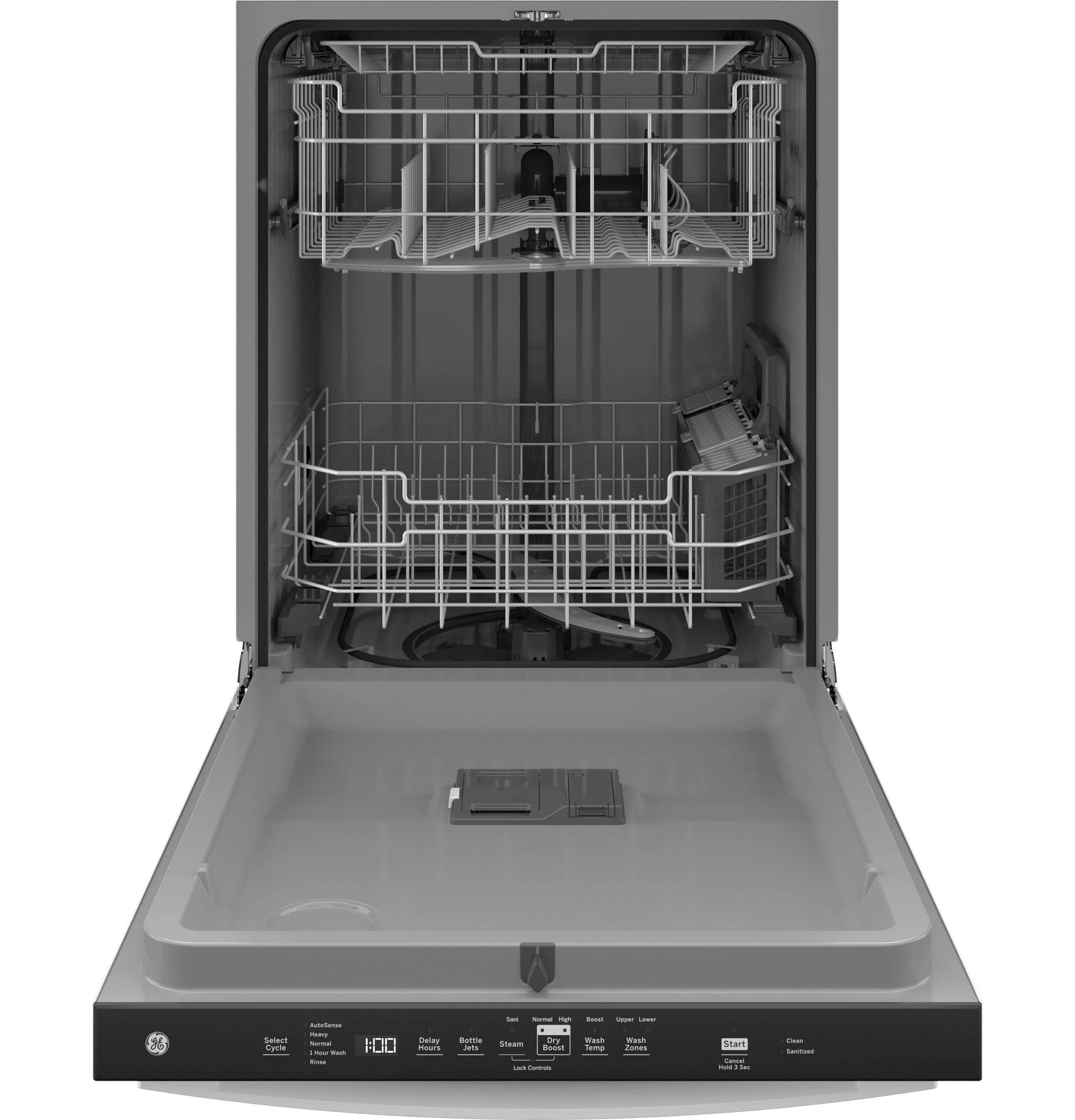 GDT630PGRWW GE® ENERGY STAR® Top Control with Plastic Interior Dishwasher with Sanitize Cycle & Dry Boost - Image 2