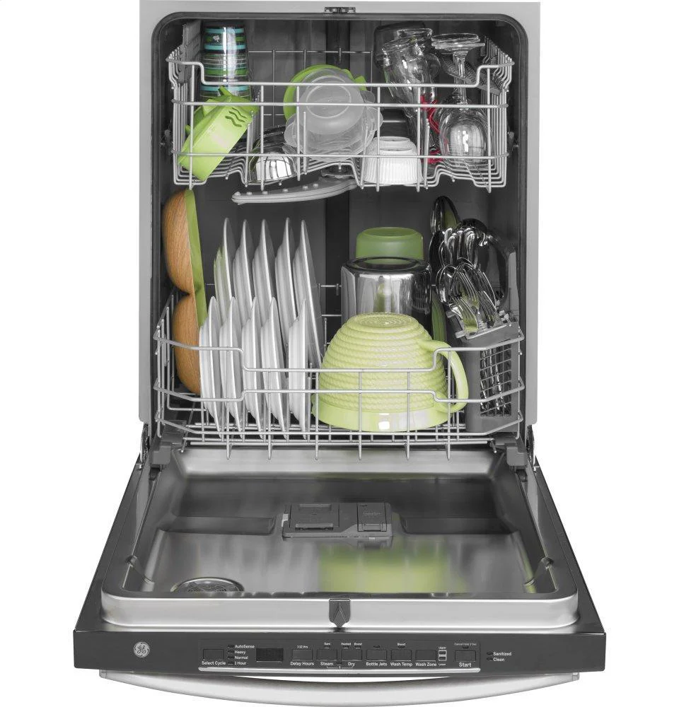 GDT635HSMSS GE® ENERGY STAR® Top Control with Stainless Steel Interior Door Dishwasher with Sanitize Cycle & Dry Boost - Image 4