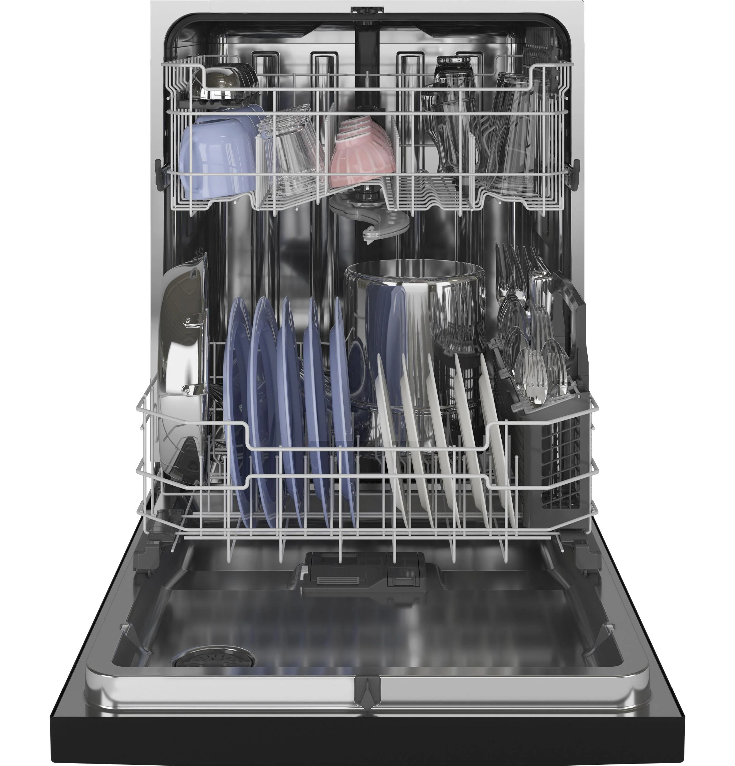 GE® Top Control with Stainless Steel Interior Dishwasher with Sanitize Cycle & Dry Boost with Fan Assist - Image 6