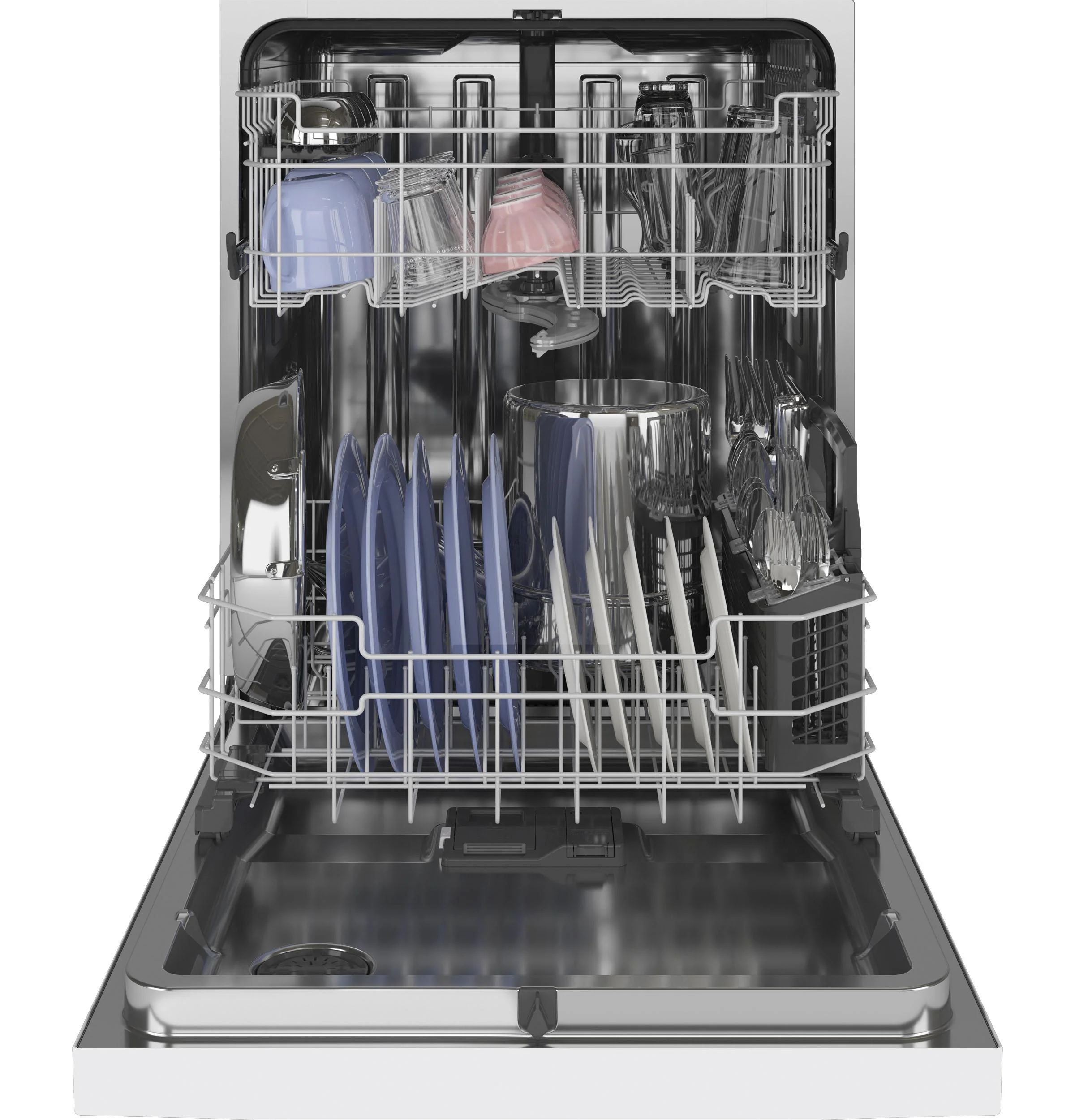 GE® Top Control with Stainless Steel Interior Dishwasher with Sanitize Cycle & Dry Boost with Fan Assist - Image 28