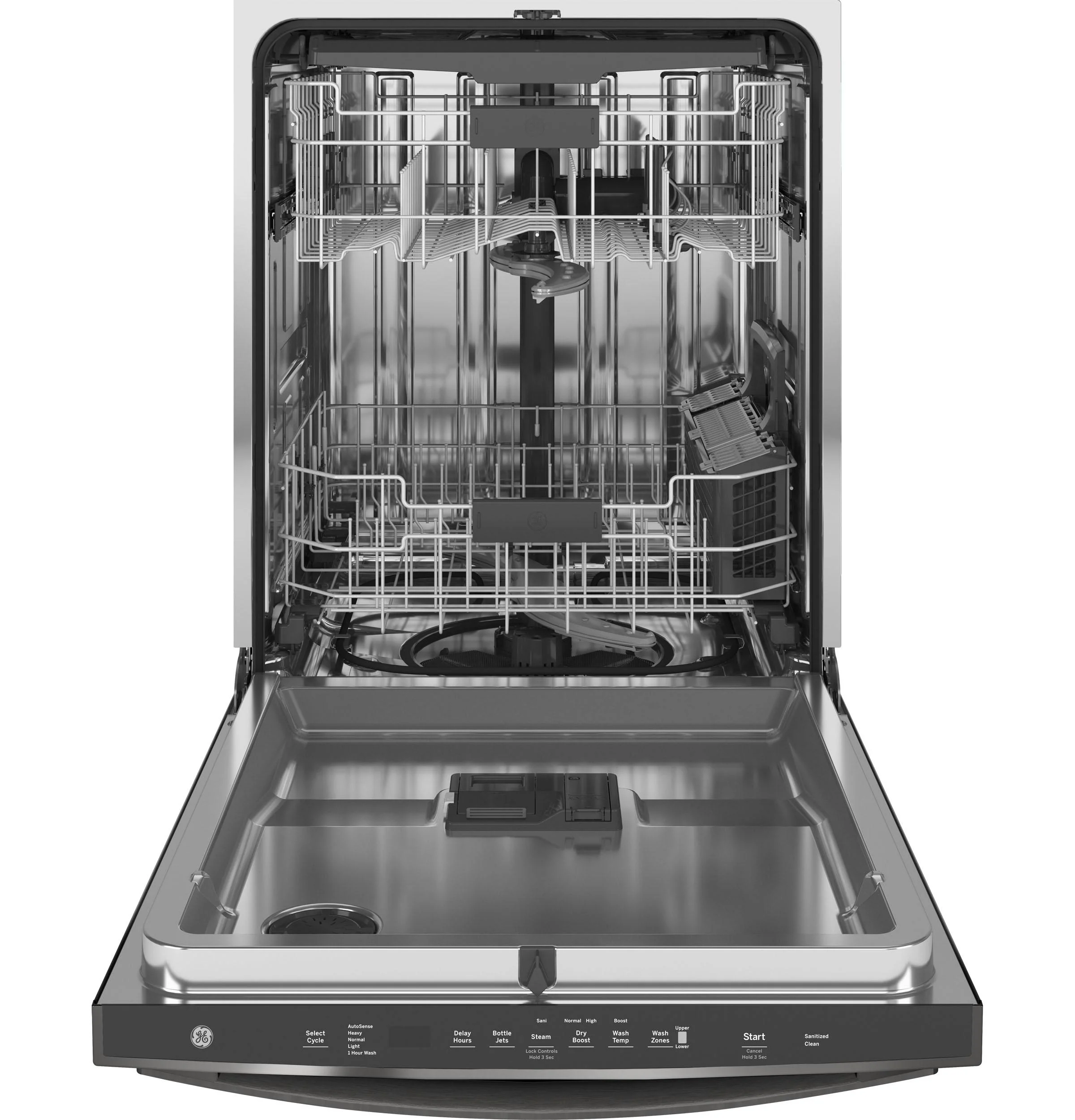 GE® Top Control with Stainless Steel Interior Dishwasher with Sanitize Cycle & Dry Boost with Fan Assist - Image 27