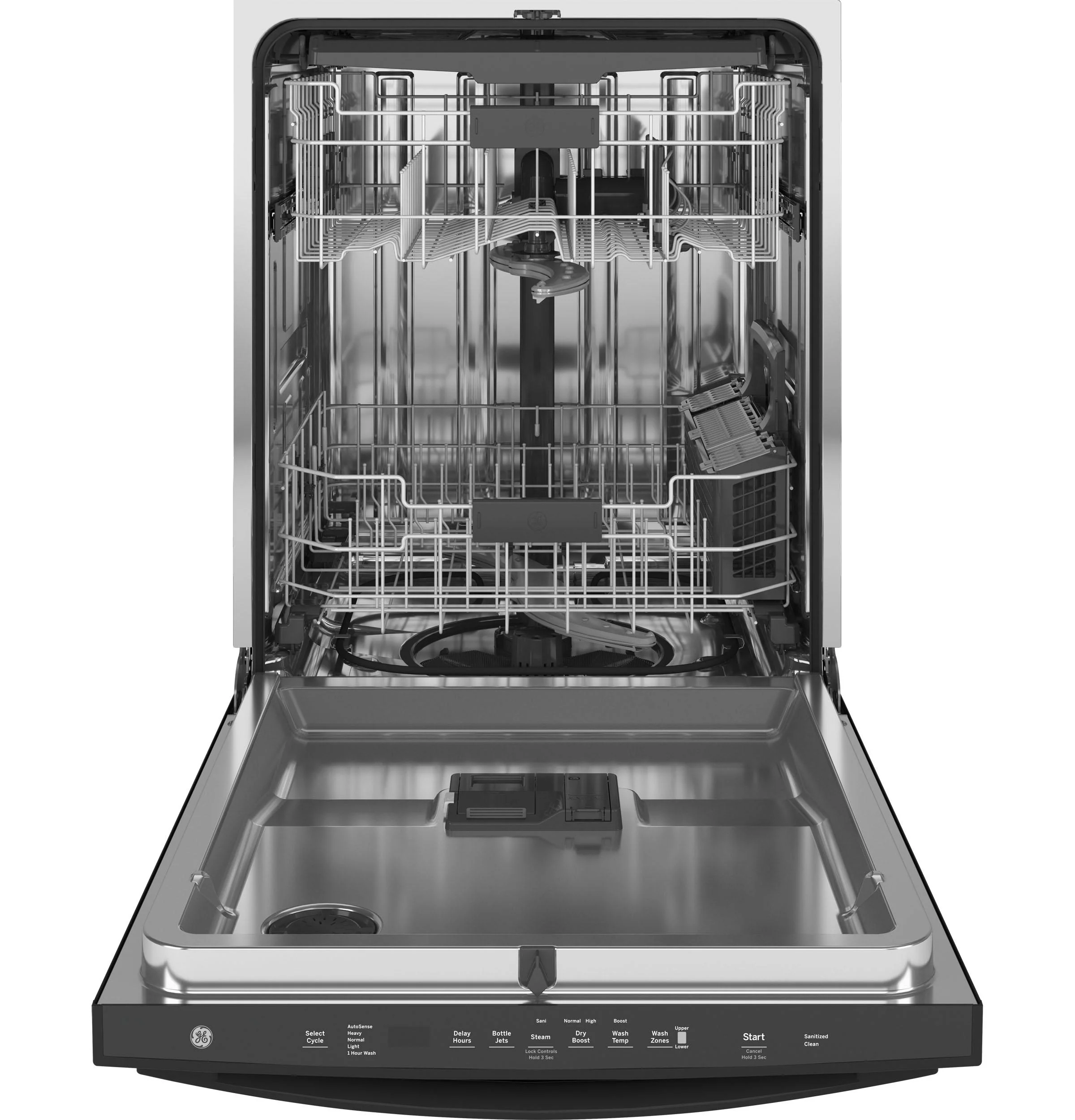 GE® Top Control with Stainless Steel Interior Dishwasher with Sanitize Cycle & Dry Boost with Fan Assist - Image 4