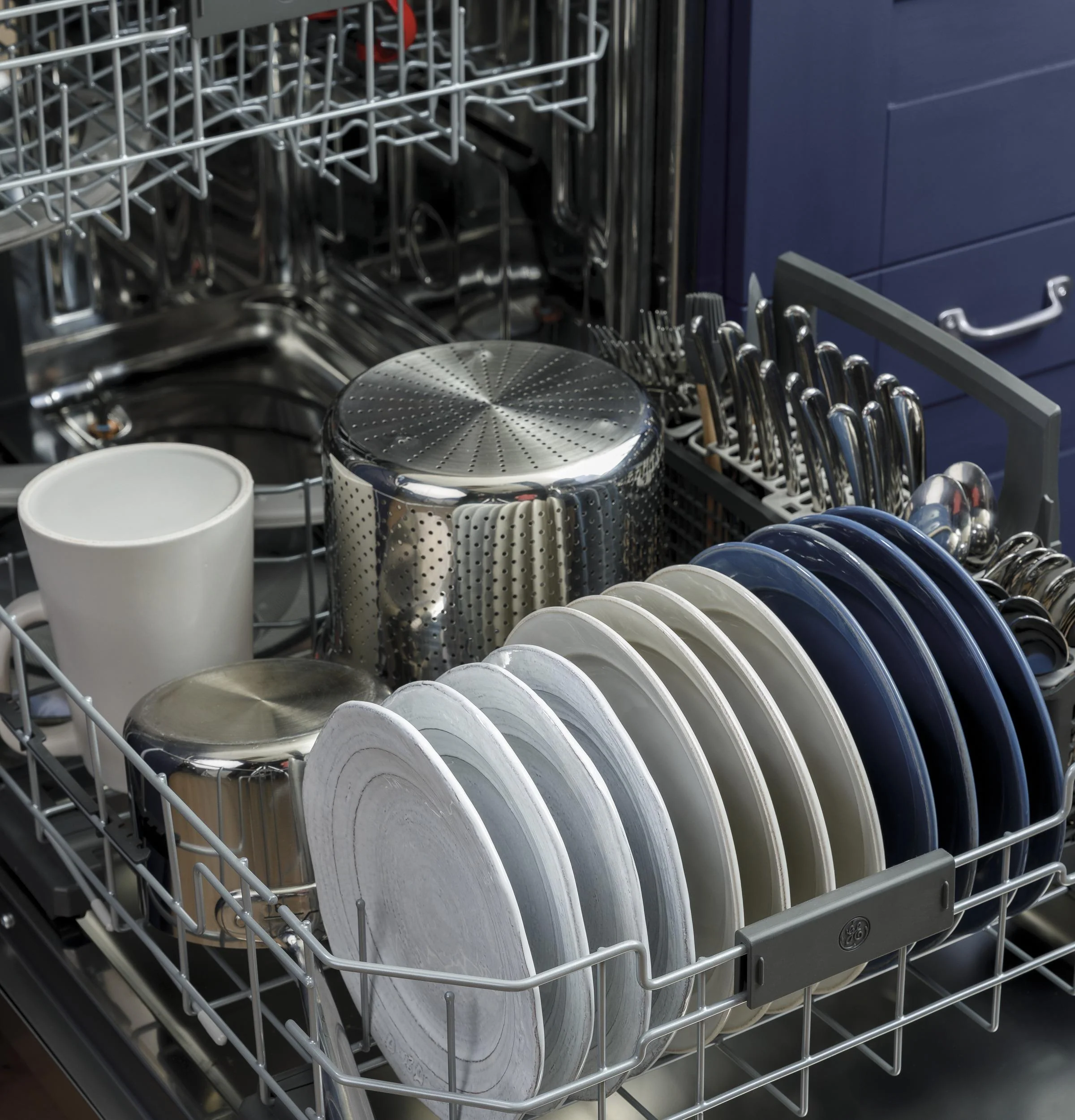 GE® Top Control with Stainless Steel Interior Dishwasher with Sanitize Cycle & Dry Boost with Fan Assist - Image 42