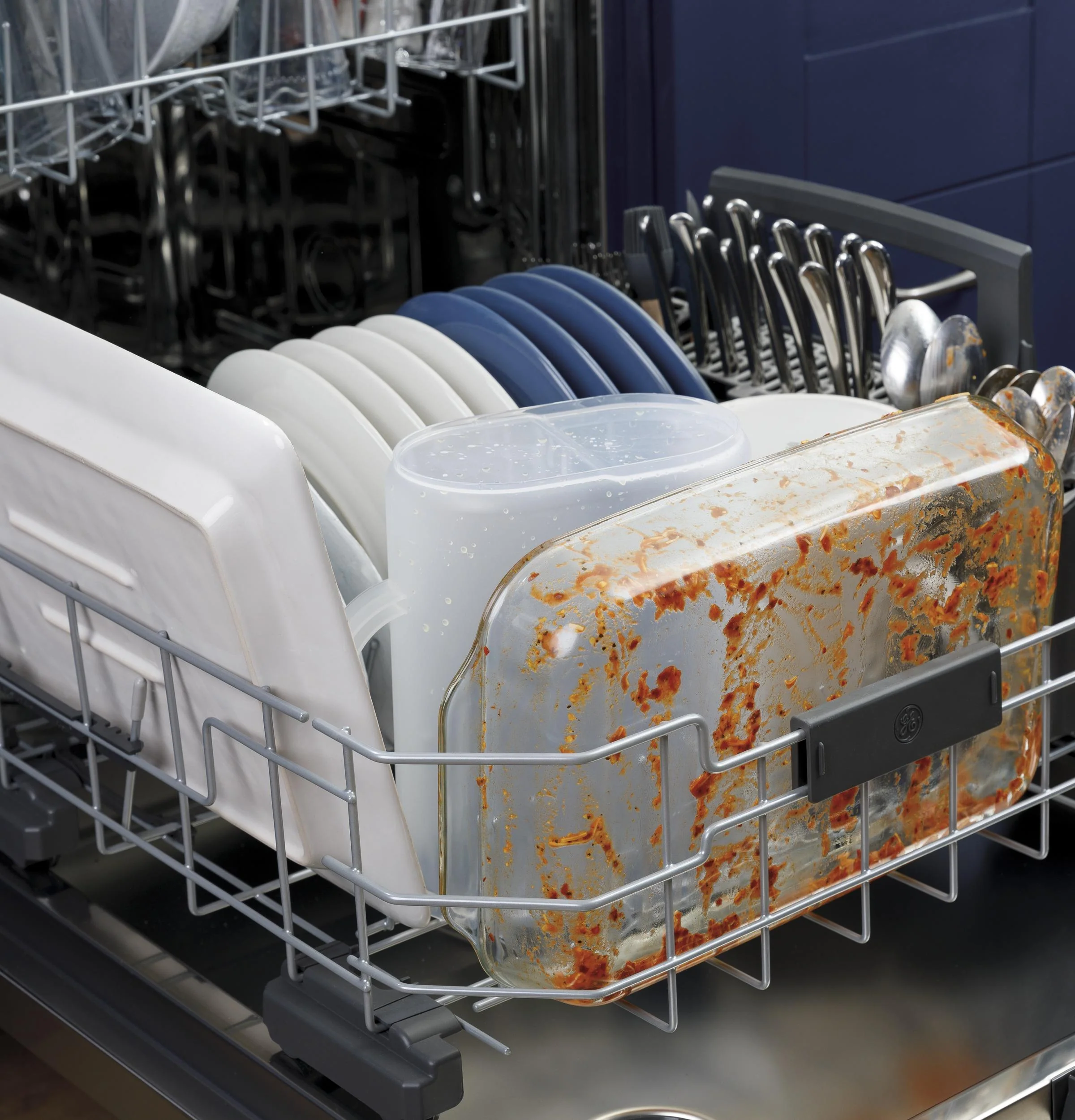 GE® Top Control with Stainless Steel Interior Dishwasher with Sanitize Cycle & Dry Boost with Fan Assist - Image 36