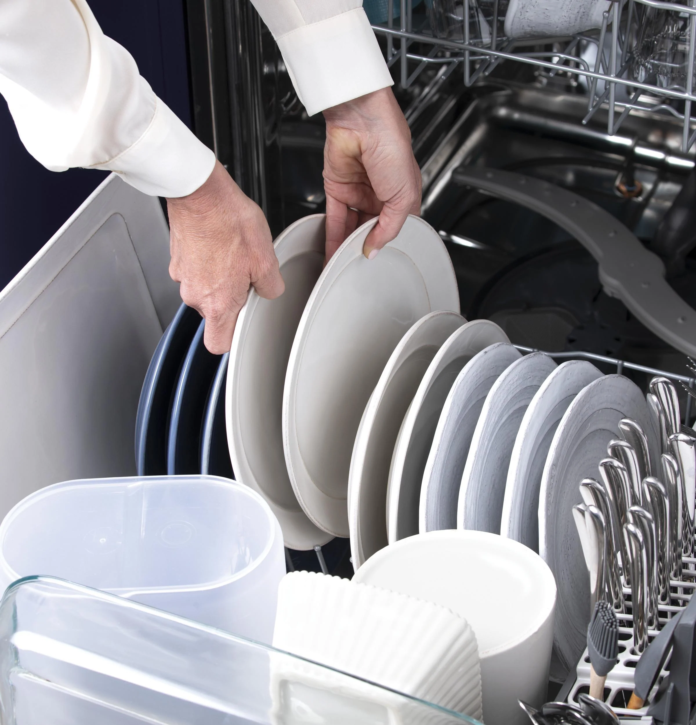 GE® Top Control with Stainless Steel Interior Dishwasher with Sanitize Cycle & Dry Boost with Fan Assist - Image 37