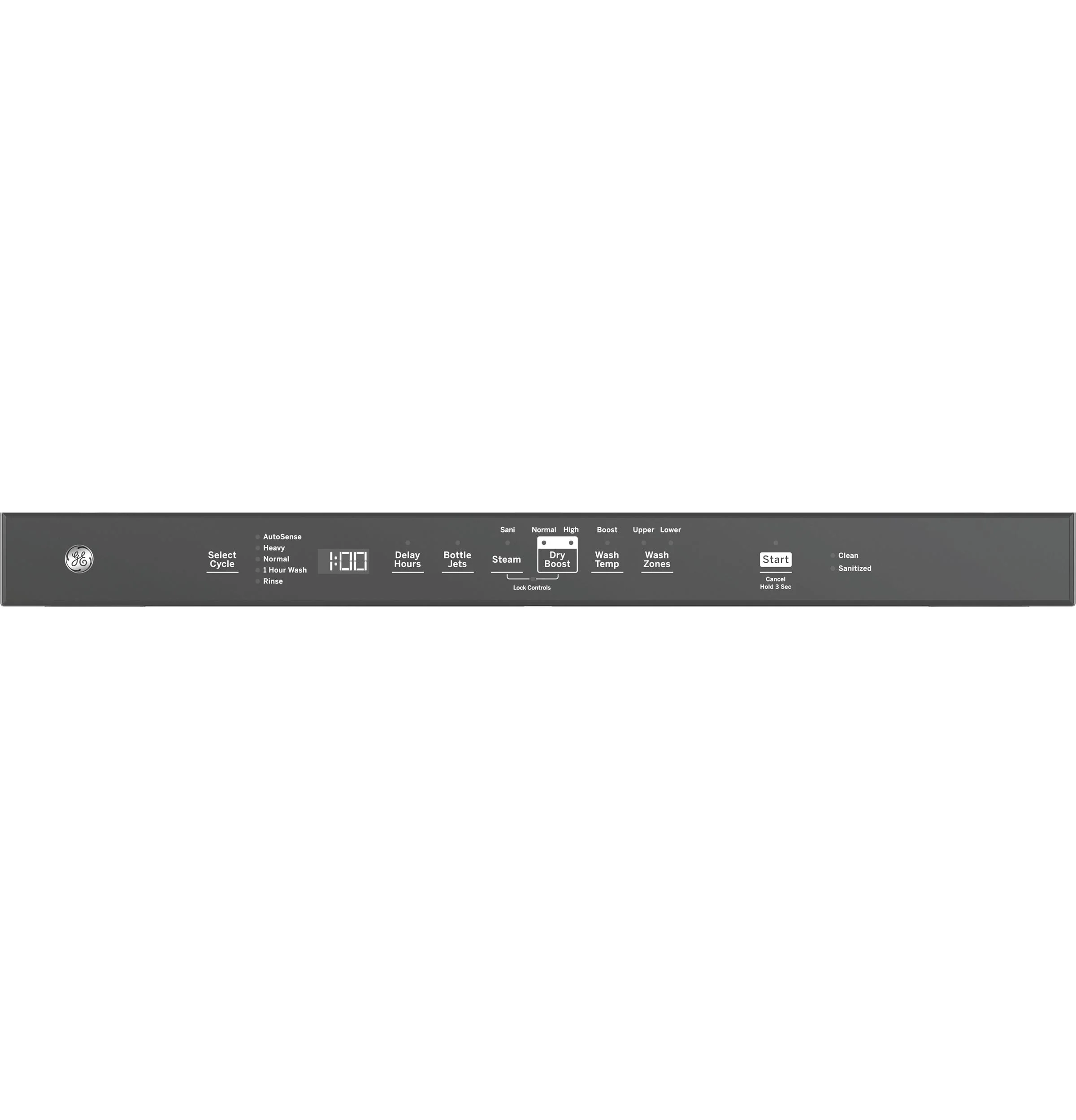 GDT670SGVWW GE® ENERGY STAR® Top Control with Stainless Steel Interior Dishwasher with Sanitize Cycle - Image 4