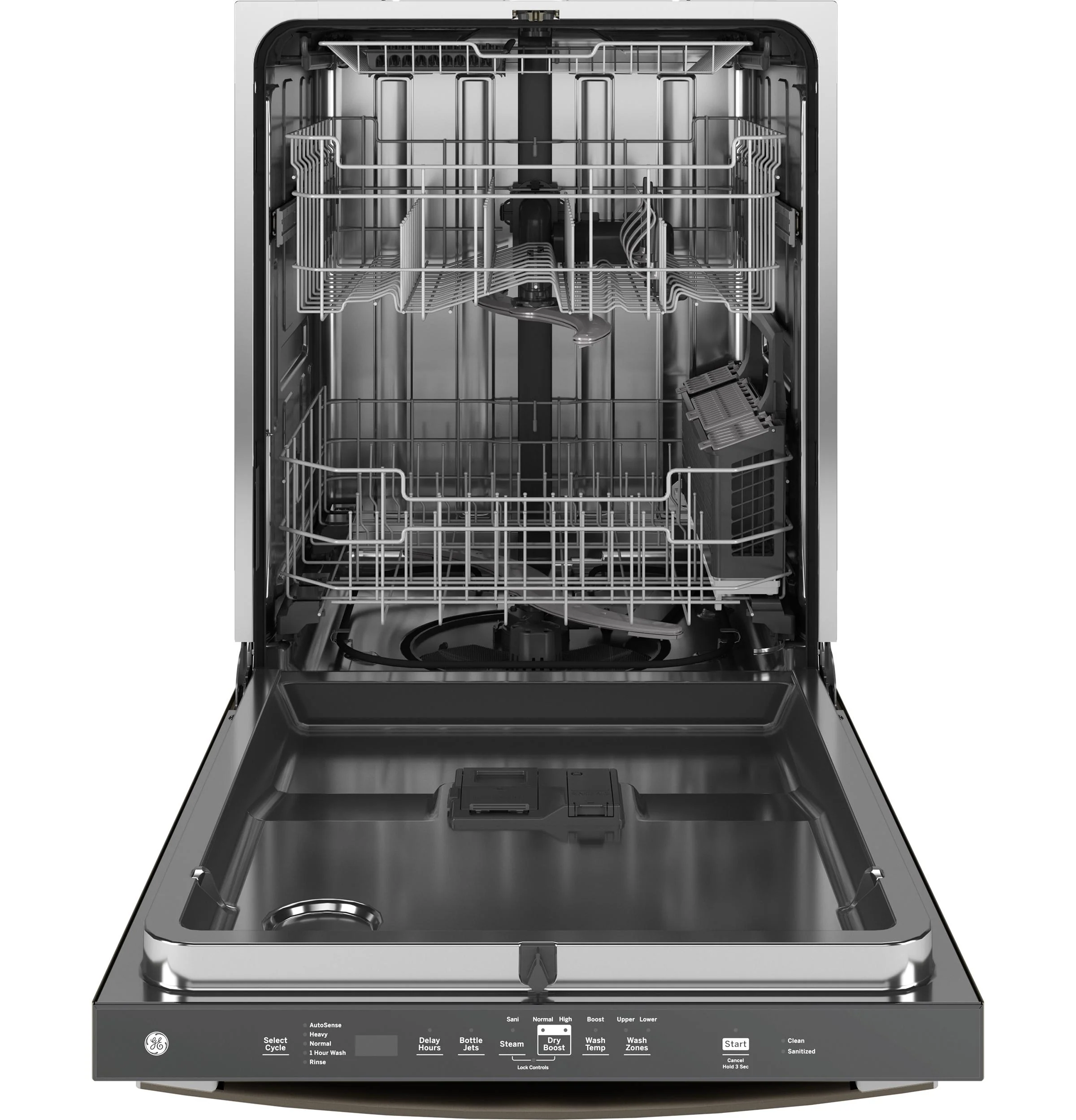 GDT670SMVES GE® ENERGY STAR® Top Control with Stainless Steel Interior Dishwasher with Sanitize Cycle - Image 2