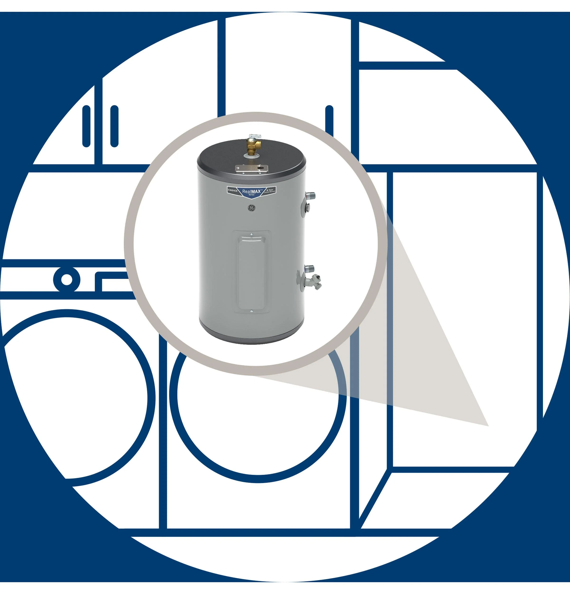 GE20P08BAR GE® 18 Gallon Electric Point of Use Water Heater - Image 6
