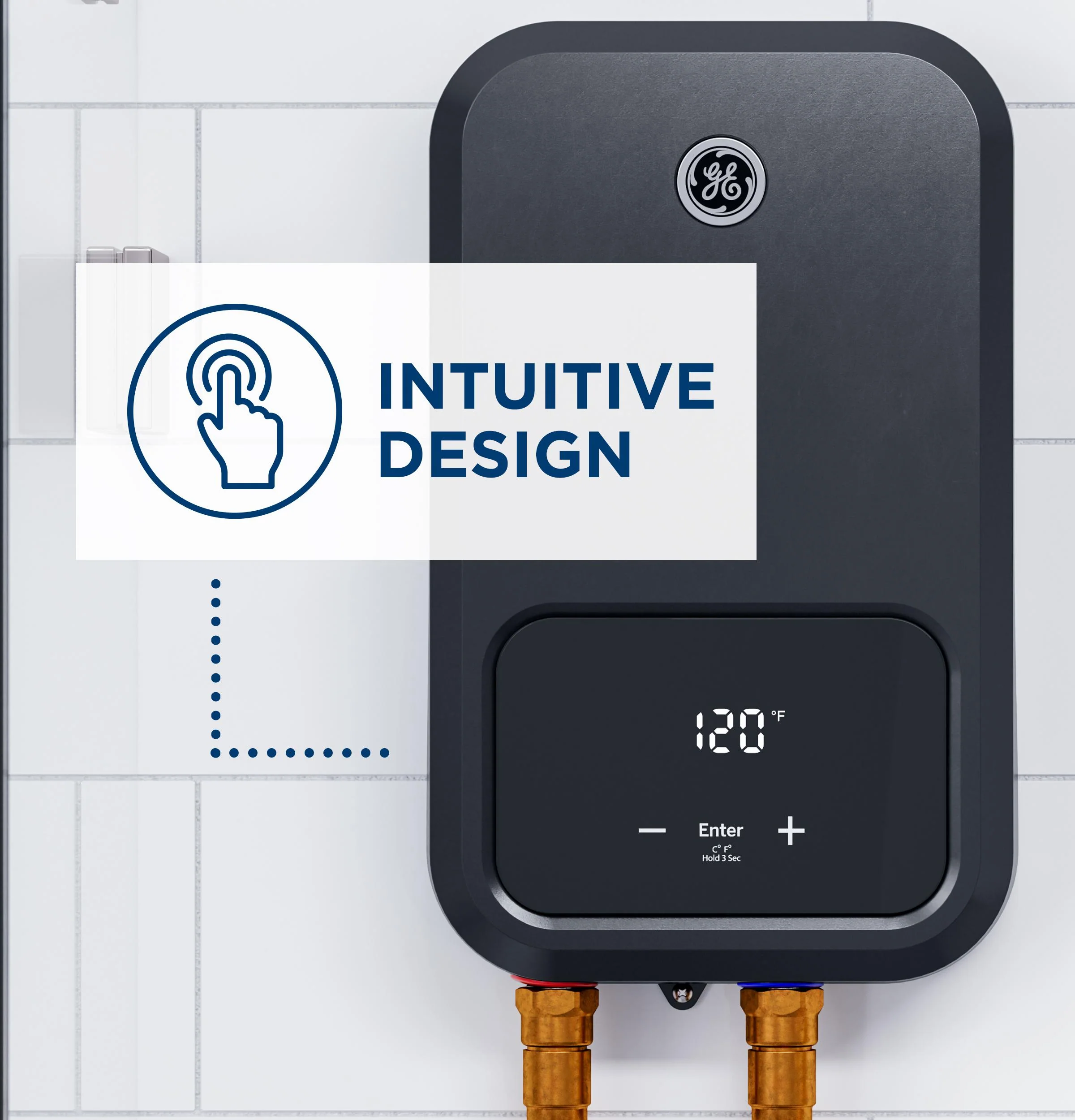 GE27DNHPDG GE® Tankless Electric Water Heater - Image 9