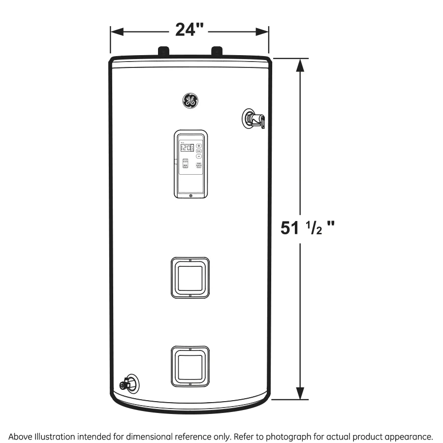 GE50S12BLM GE® Smart 50 Gallon Short Electric Water Heater - Image 14