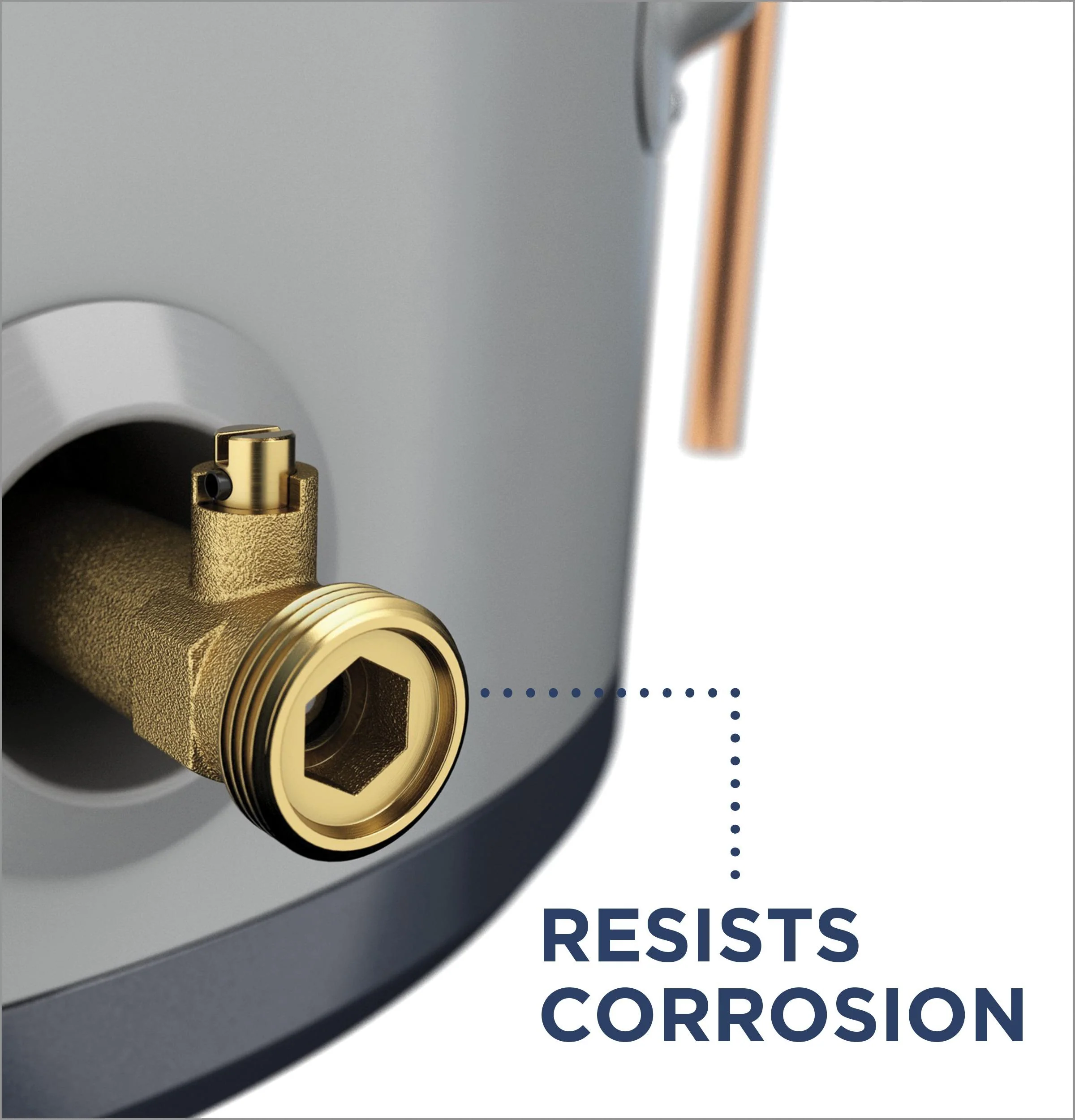 GE50S12BLM GE® Smart 50 Gallon Short Electric Water Heater - Image 5
