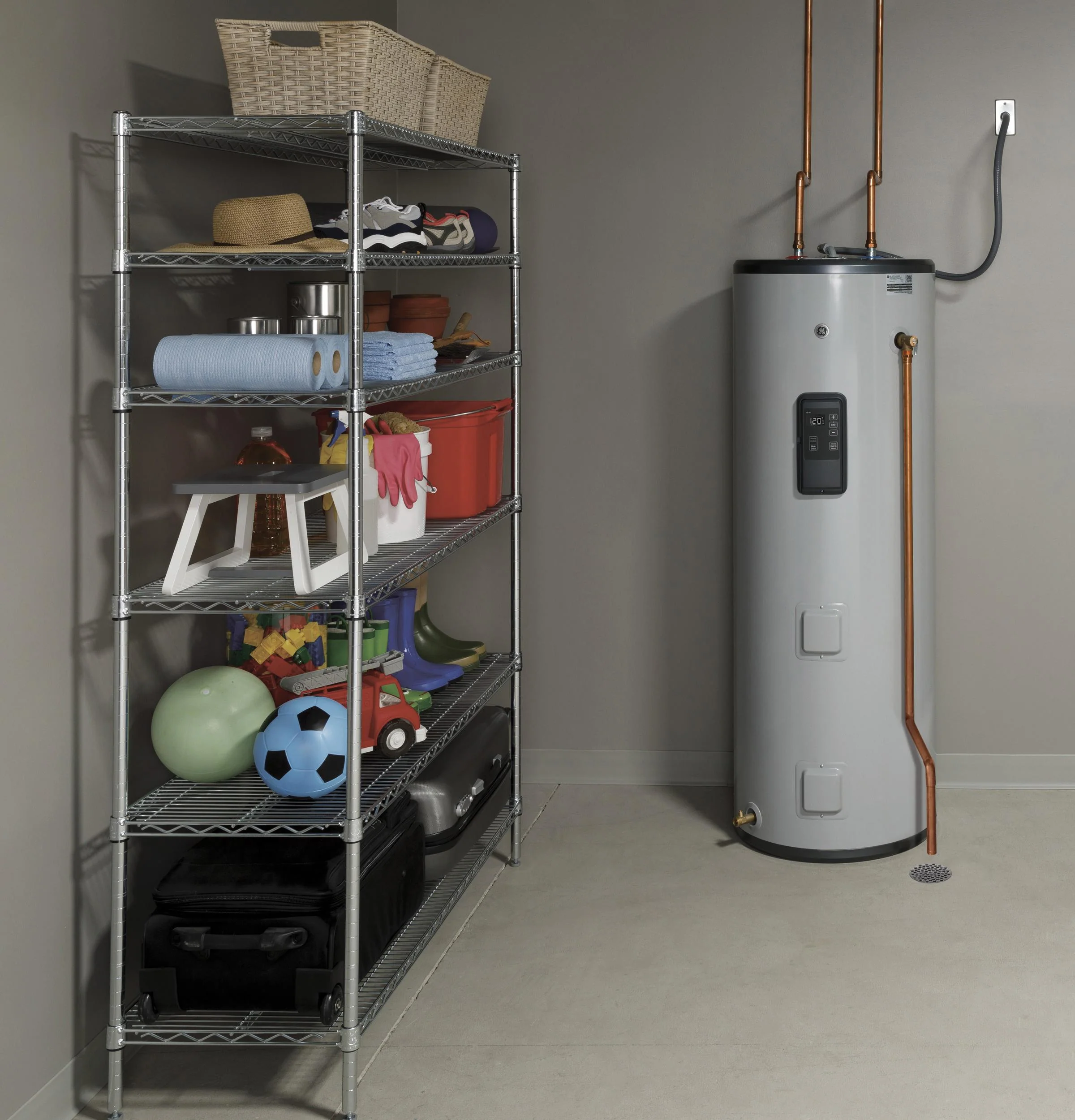 GE50T12BLM GE® Smart 50 Gallon Tall Electric Water Heater - Image 7