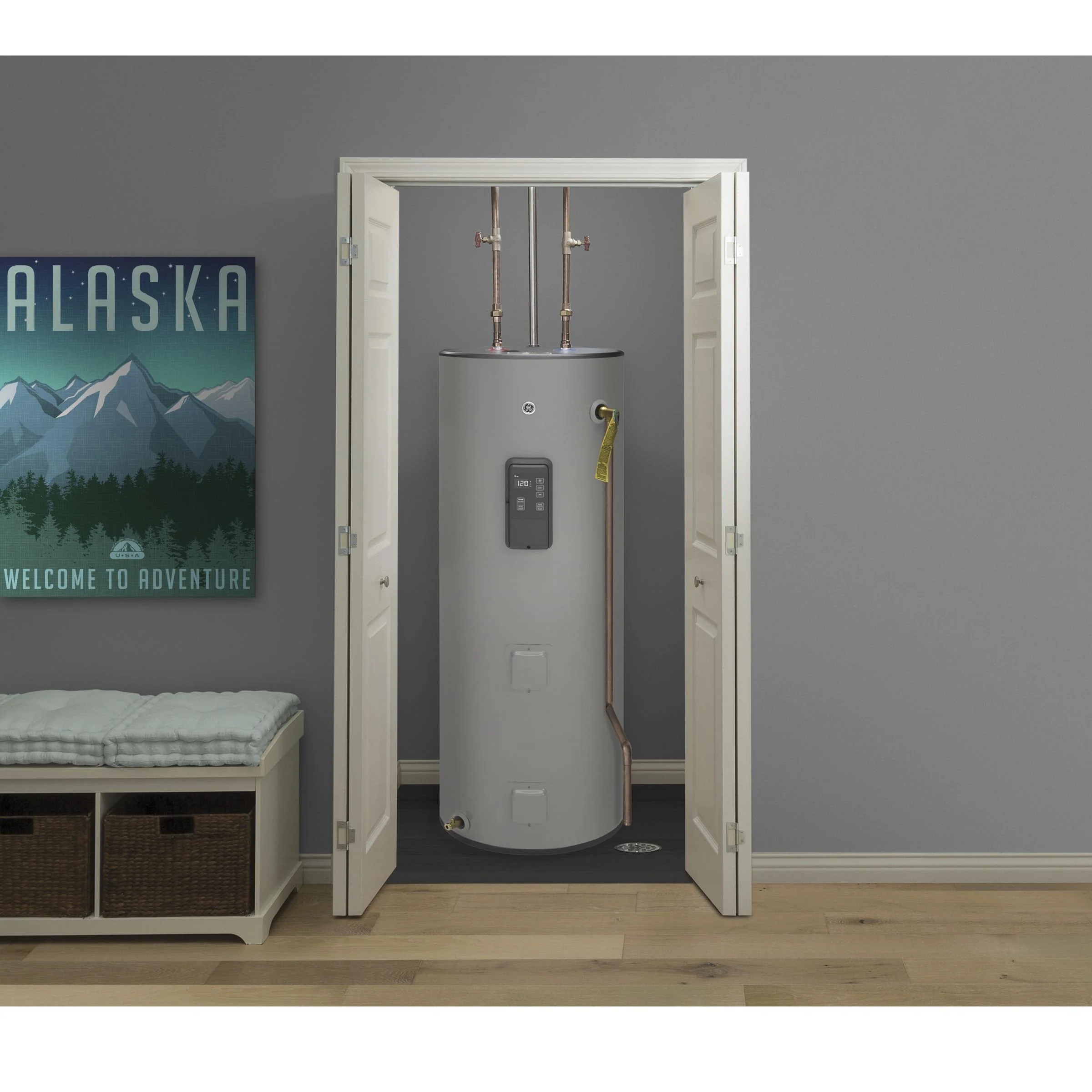 GE50T12BLM GE® Smart 50 Gallon Tall Electric Water Heater - Image 9