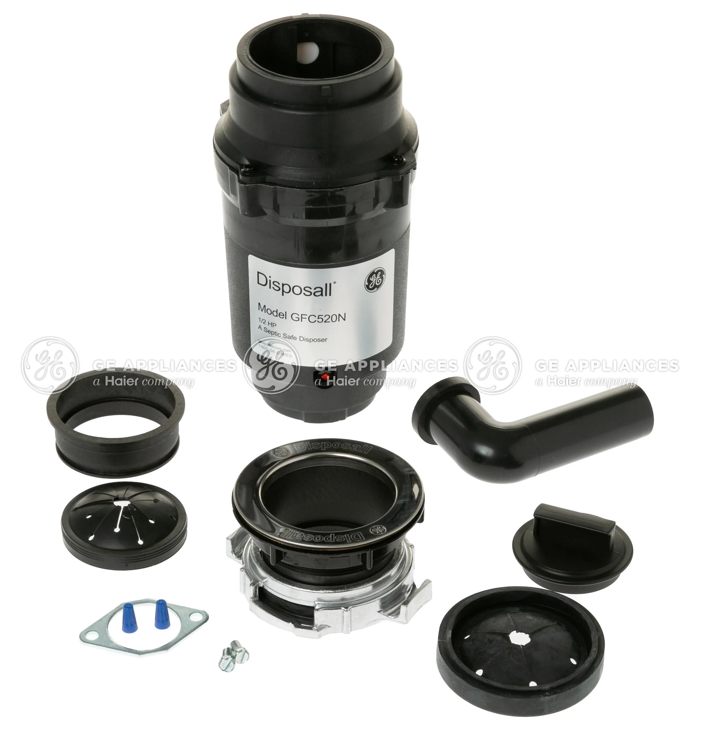 GFC520N GE DISPOSALL® 1/2 HP Continuous Feed Garbage Disposer - Non-Corded - Image 2