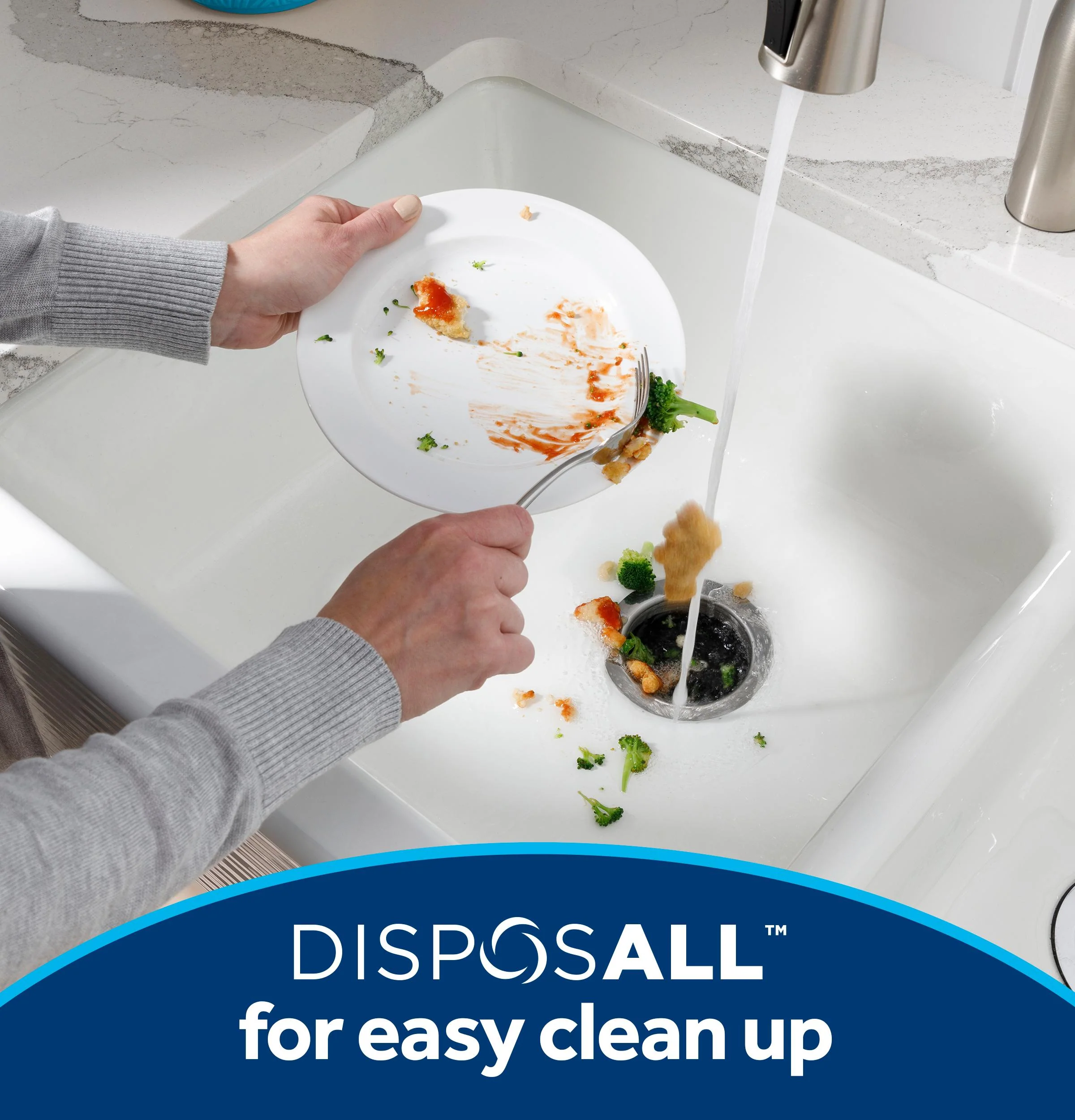 GFC765W GE DISPOSALL® 3/4 HP Continuous Feed Garbage Disposer - Corded - Image 4