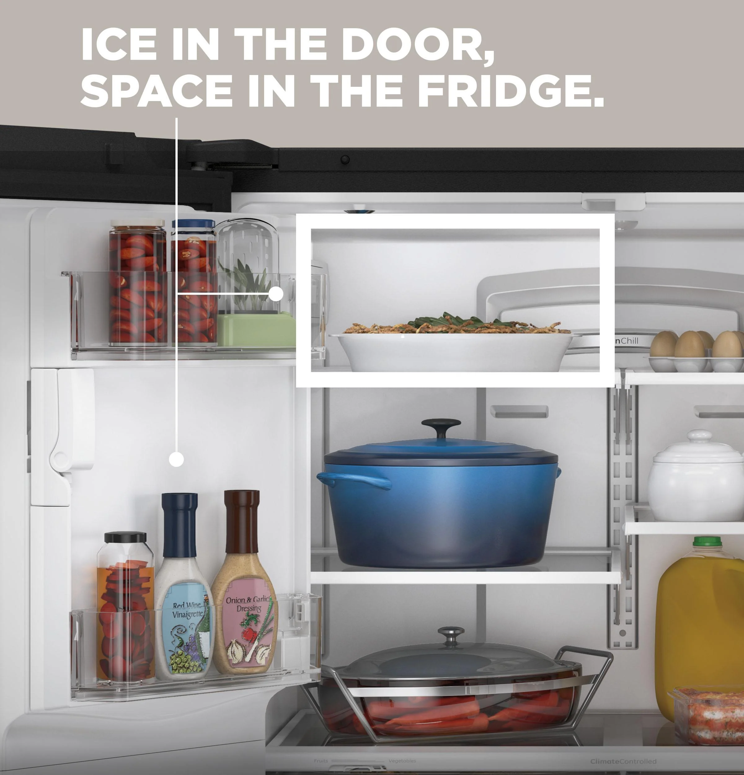 GFD28GELDS GE® 27.7 Cu. Ft. French-Door Refrigerator with Door In Door - Image 20