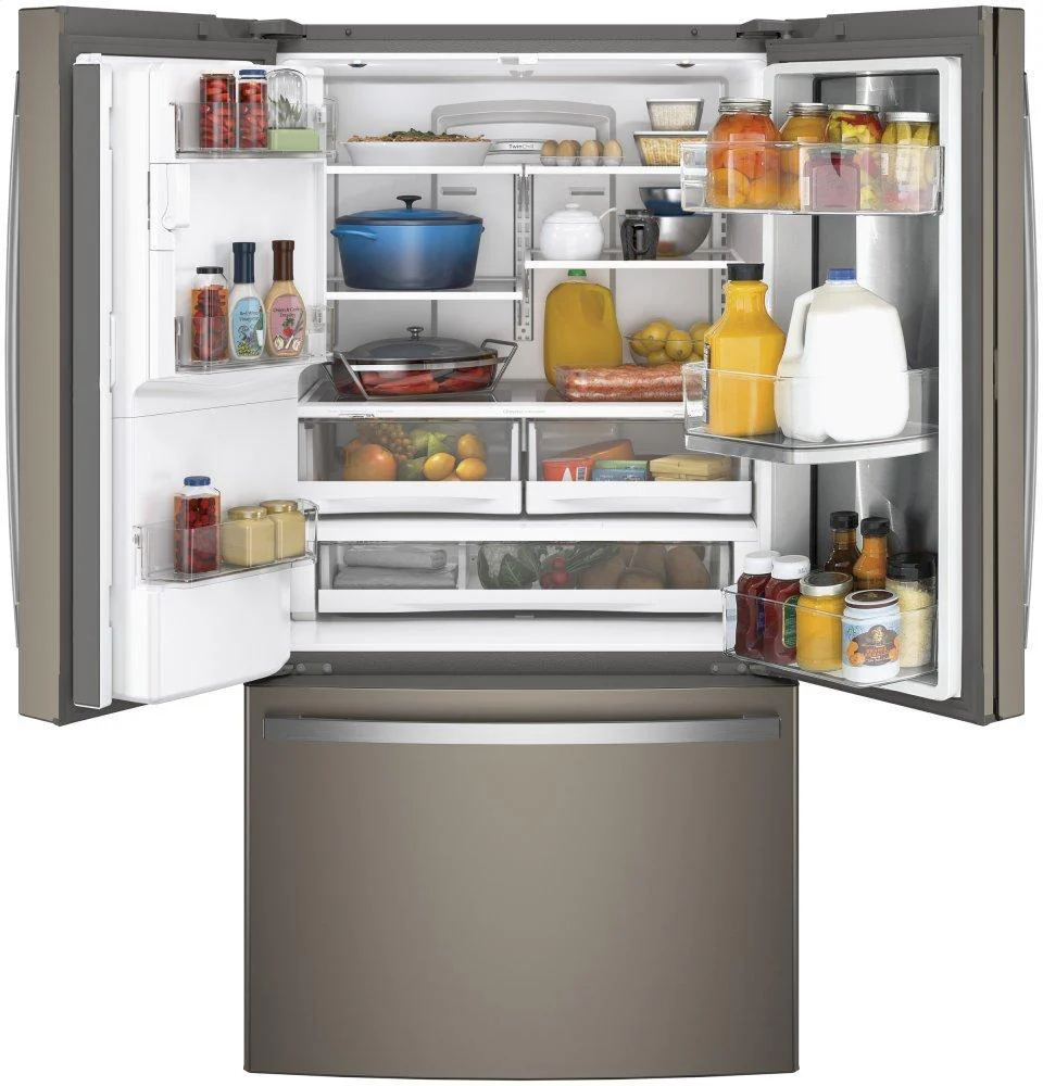 GFD28GMLES GE® 27.7 Cu. Ft. French-Door Refrigerator with Door In Door - Image 2